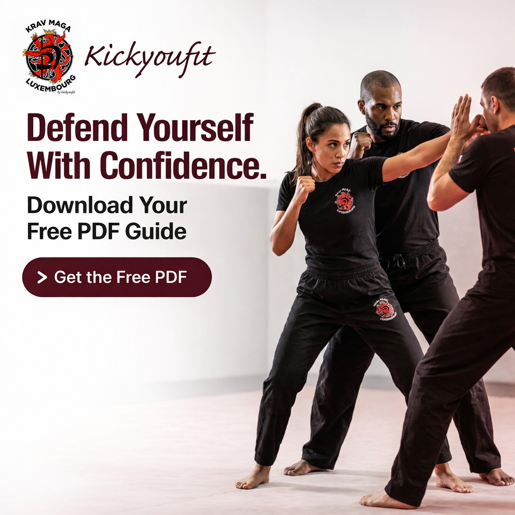 Krav Maga Center "by kickyoufit" Facebook ad