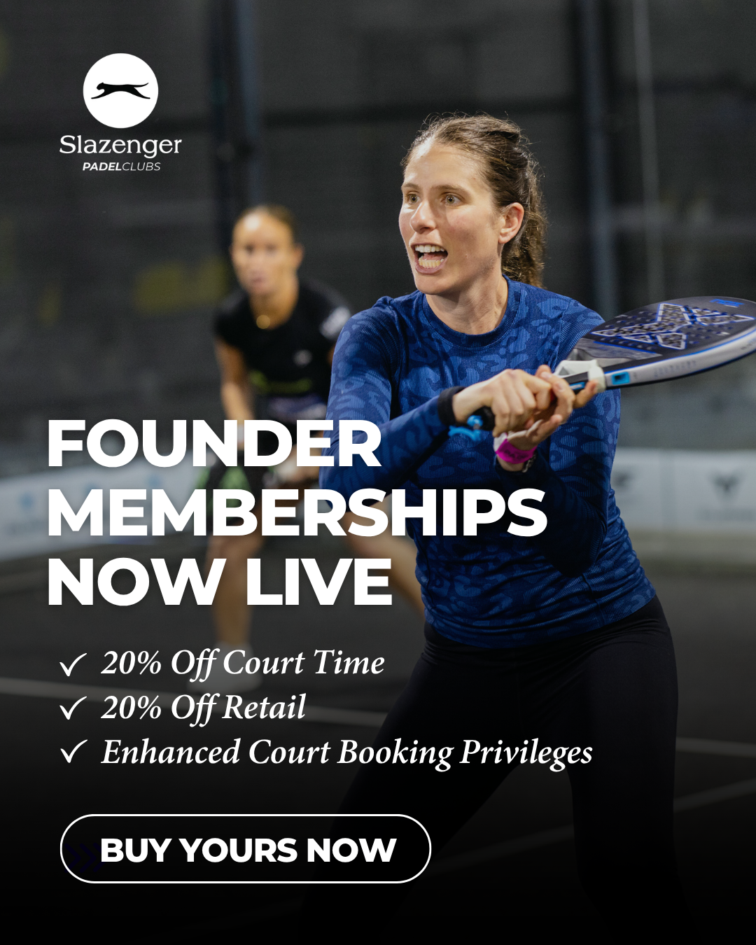 Slazenger Padel Clubs Facebook ad