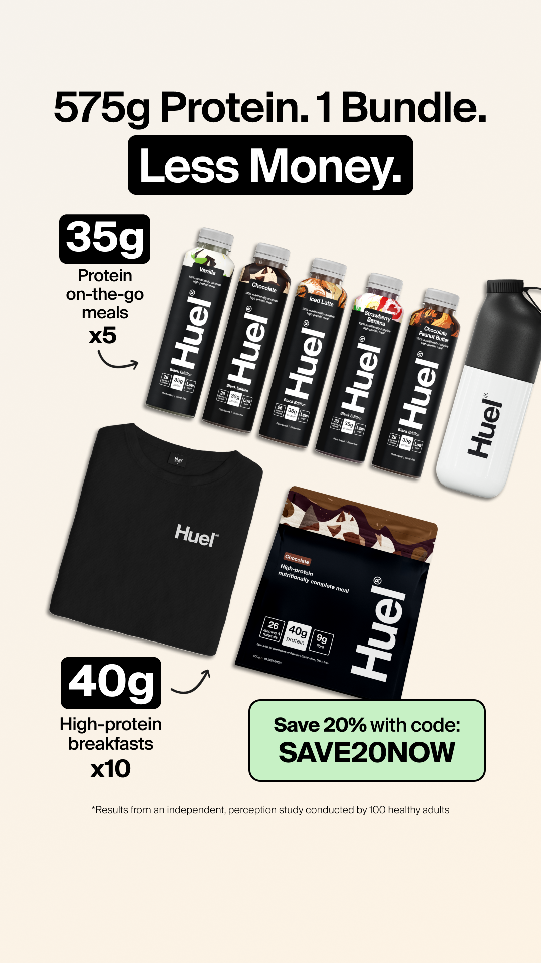 Huel Facebook ad