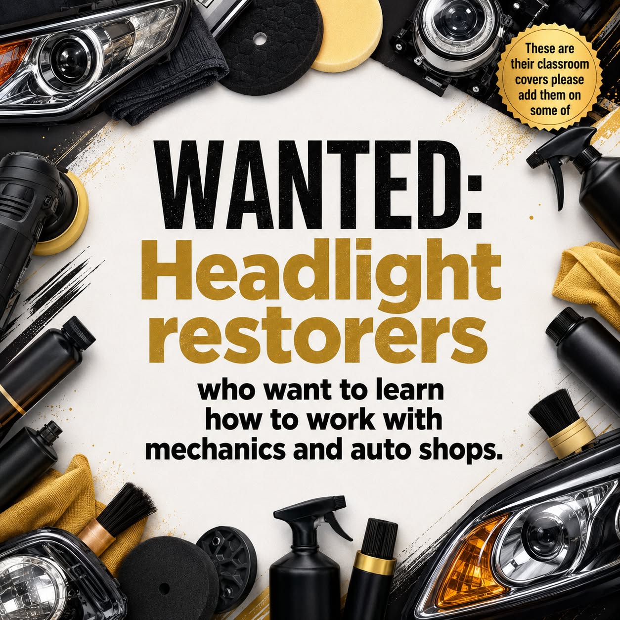 Skool Facebook ad: Stop Guessing How to Reach Mechanics