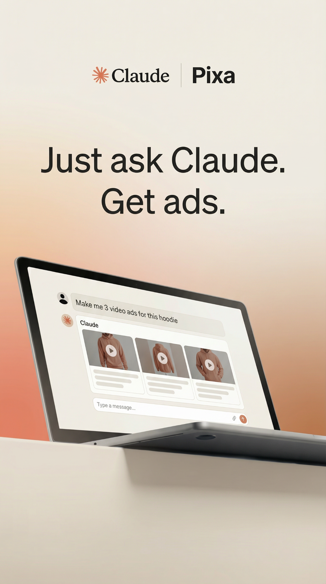 Pixa Facebook ad: Create with Pixa Now
