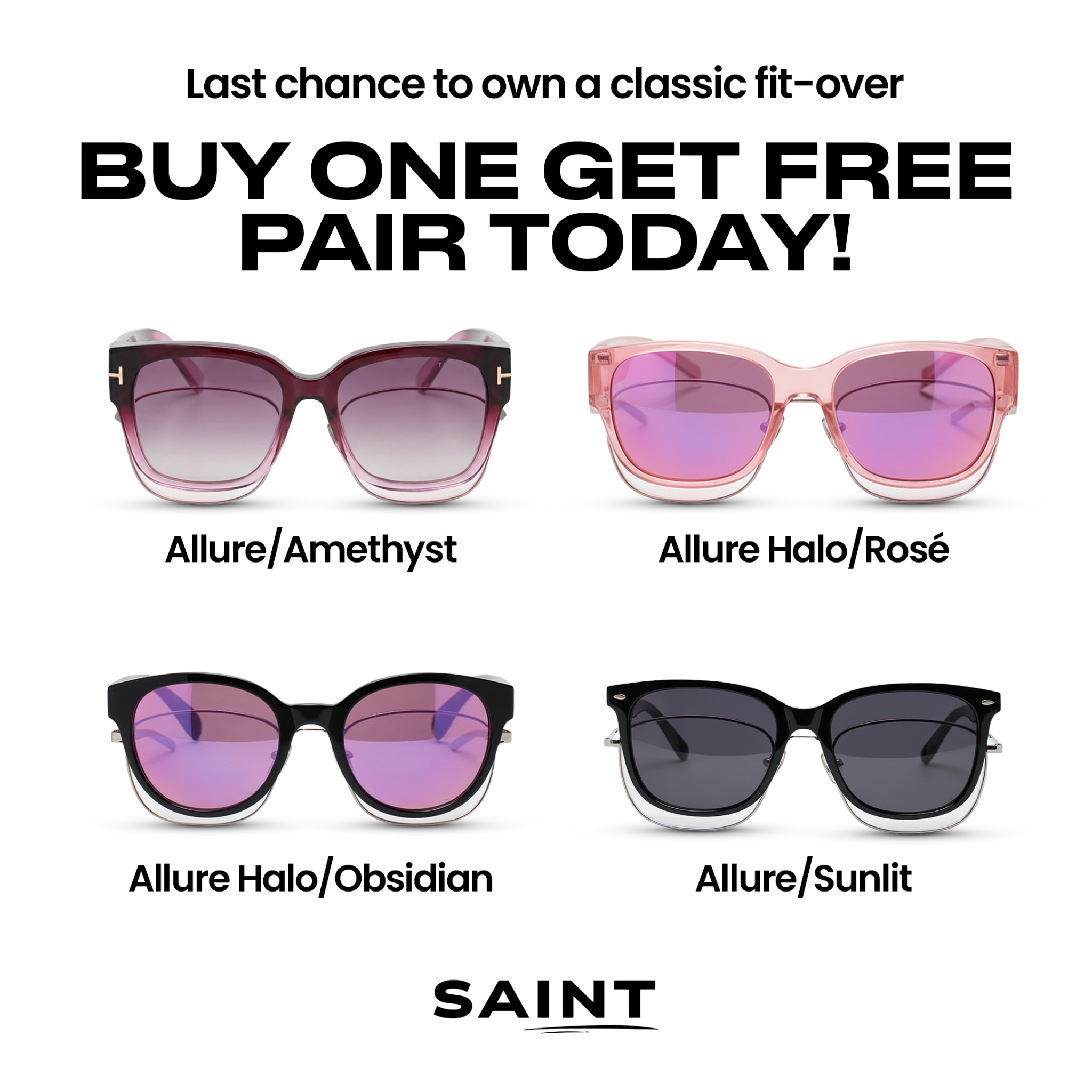 SAINT Eyewear Facebook ad