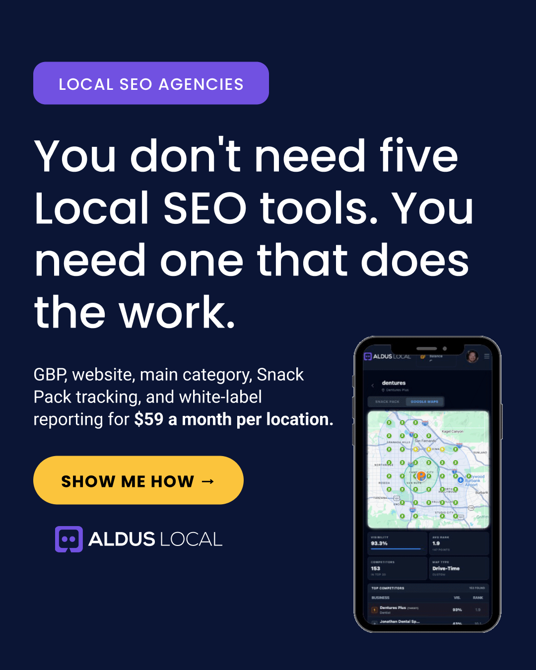 Aldus Local Facebook ad