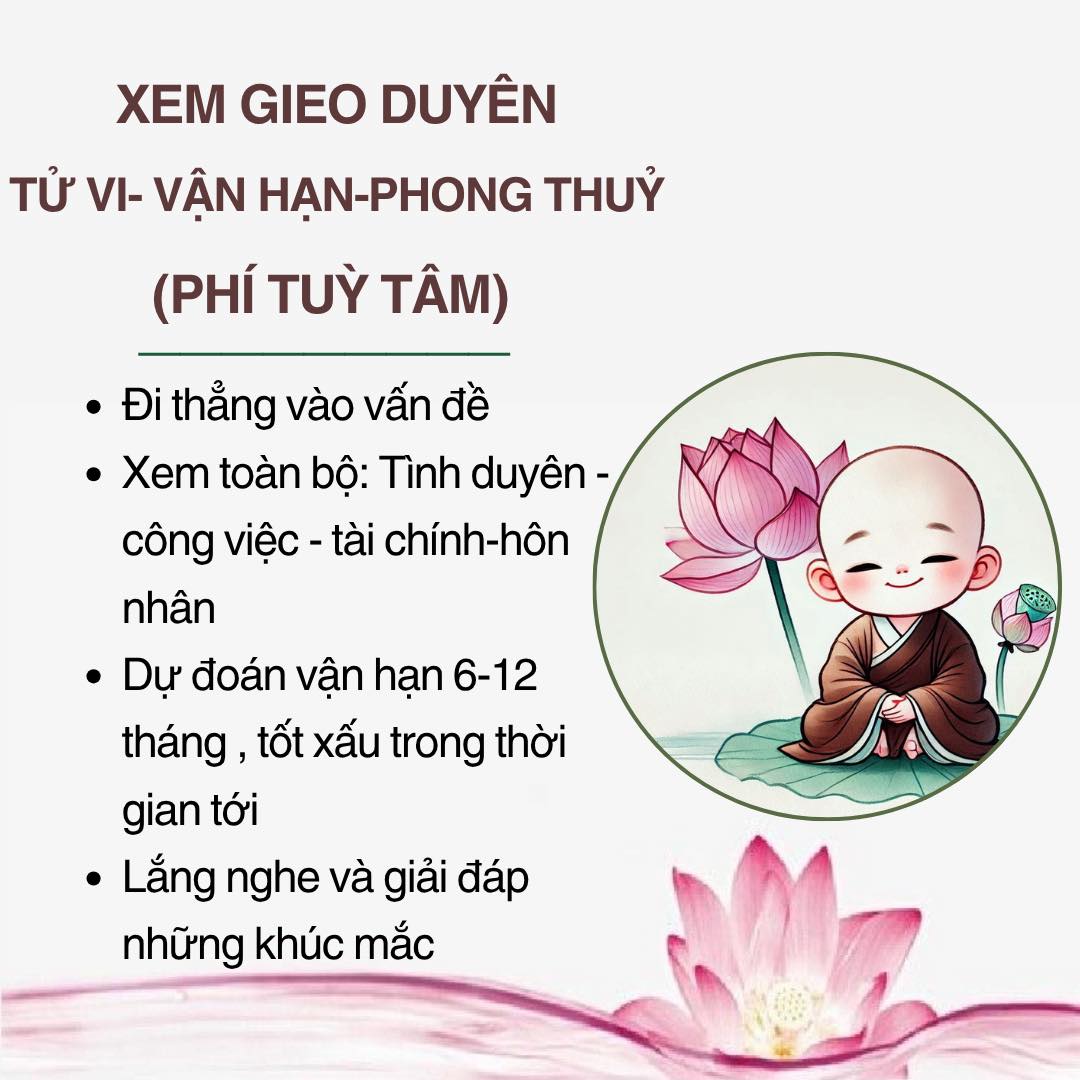 Diệu Hương-Tử Vi-Tarot Facebook ad: XEM QUẺ GIEO DUYÊN PHÍ TUỲ TÂM