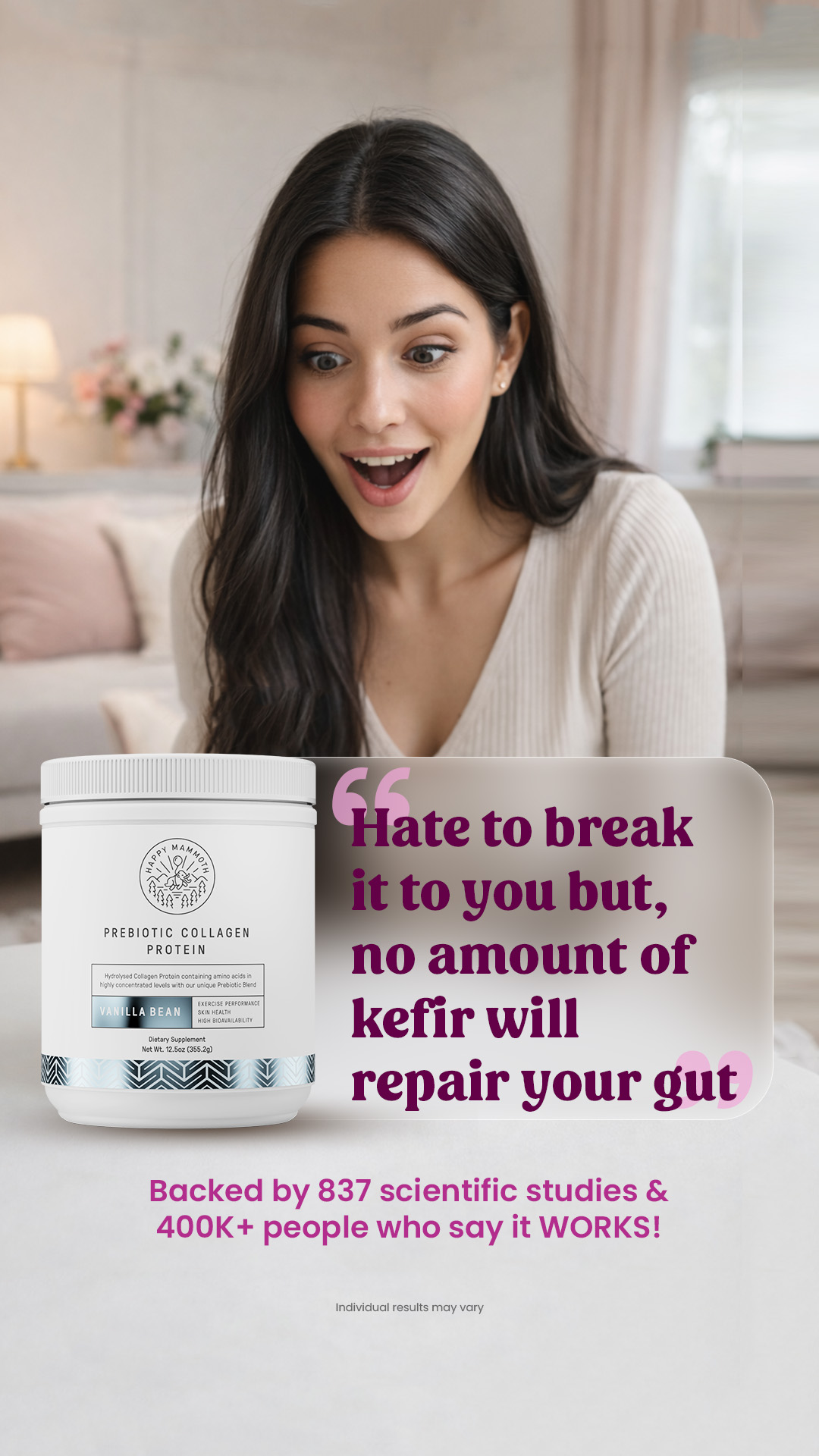 Happy Mammoth Facebook ad