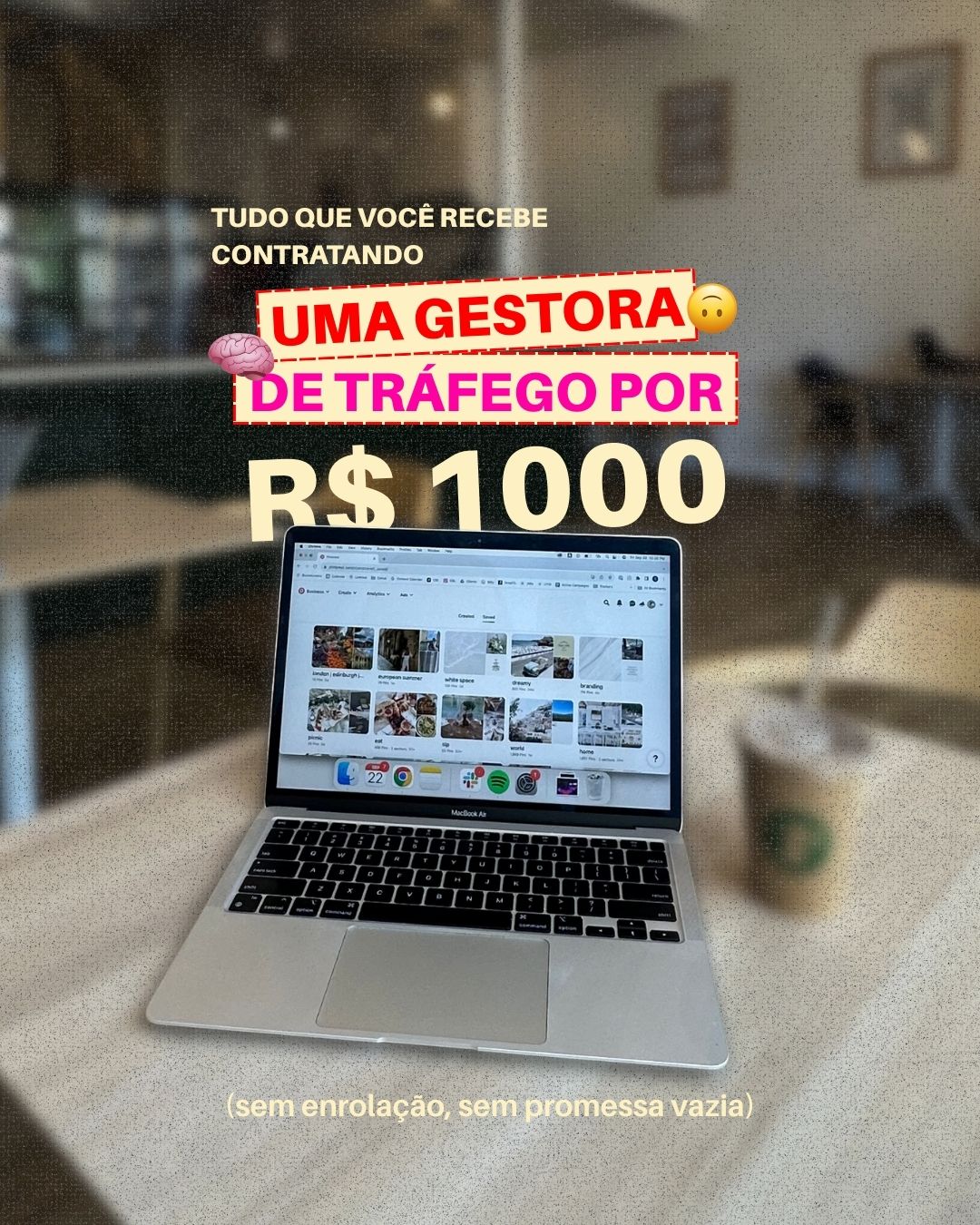 Aline Cerutti Facebook ad: cansado de não saber se o seu anúncio…