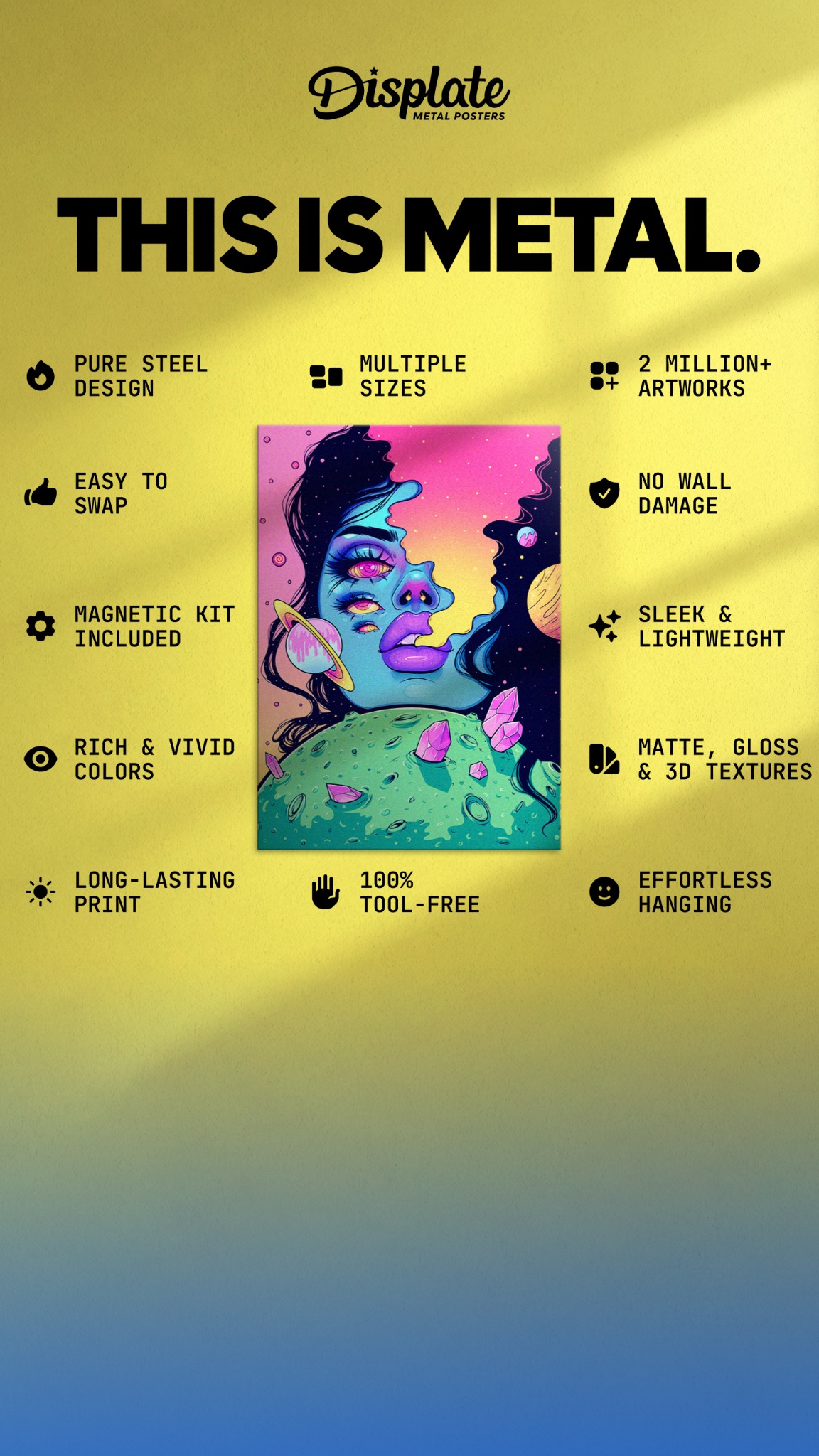 Displate Facebook ad