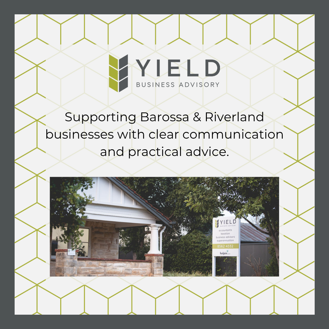 Yield Business Advisory Facebook ad: Running a business is easier when your advice…