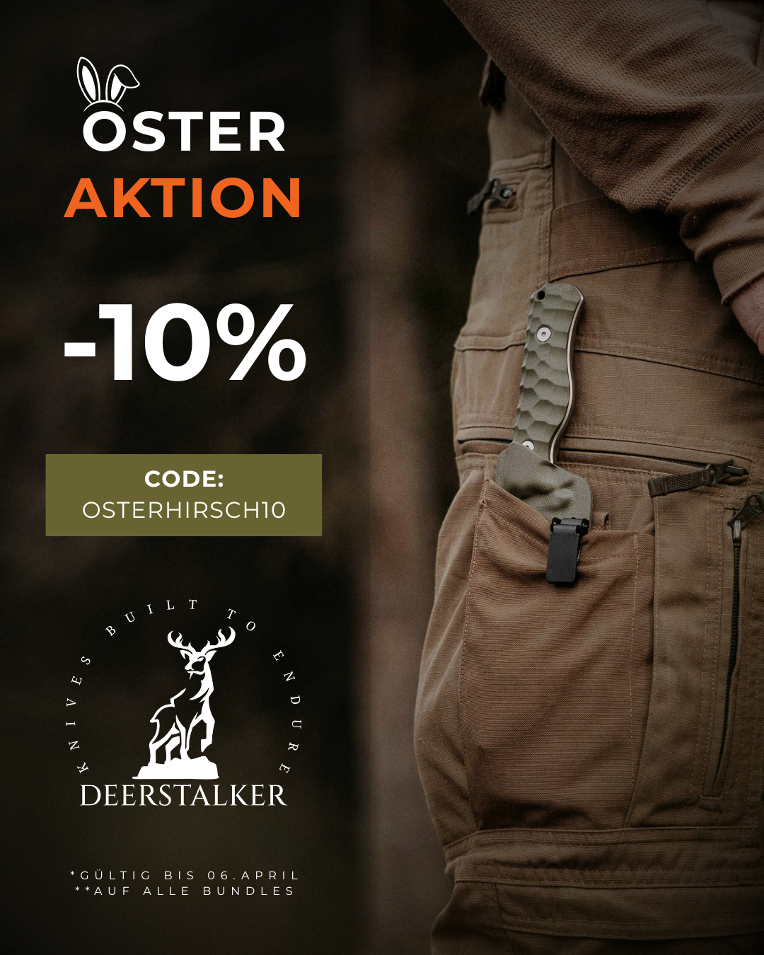Deerstalker - Knives Built to Endure Facebook ad