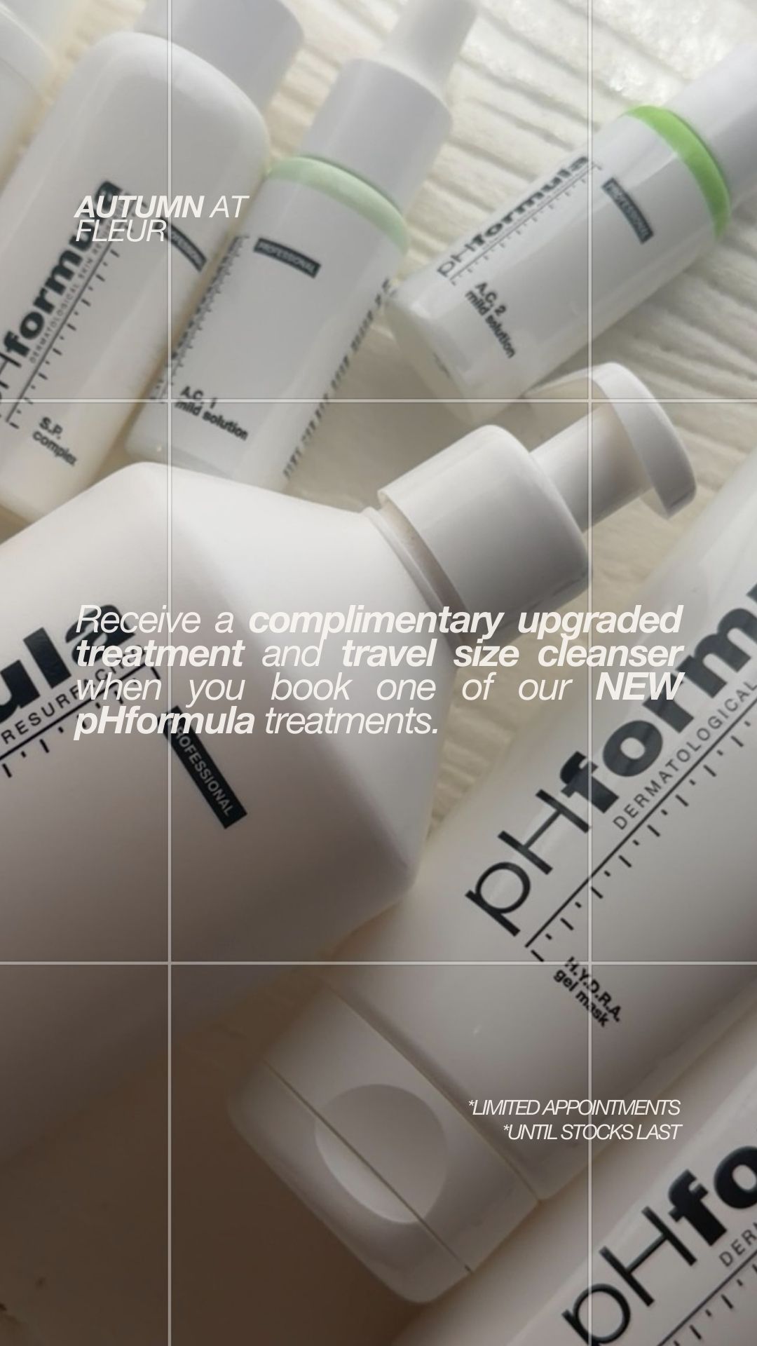Fleur Skin & Wellness Facebook ad: Struggling with pigmentation, breakouts or uneven skin…
