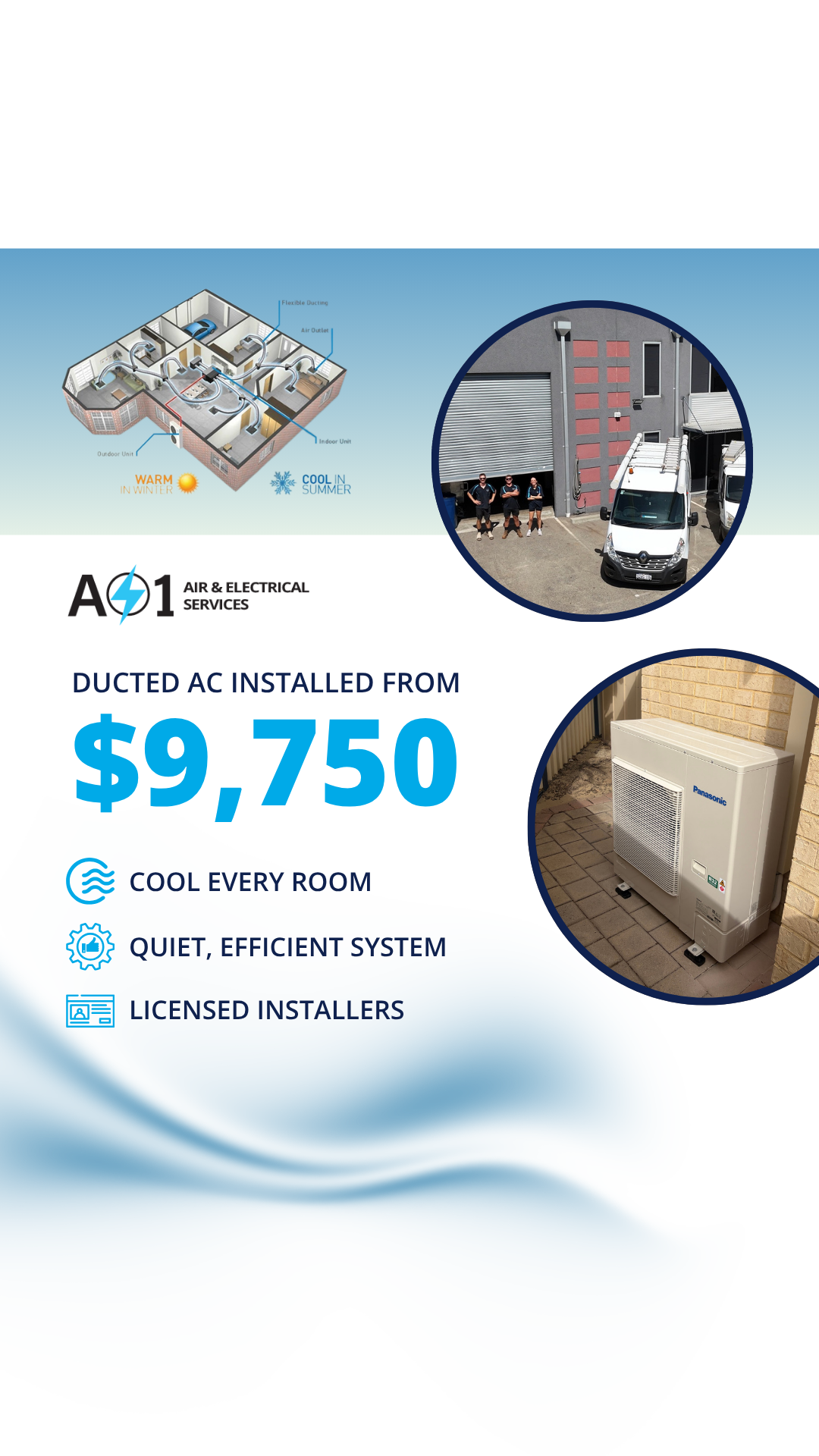 A1Air&Electrical  Facebook ad