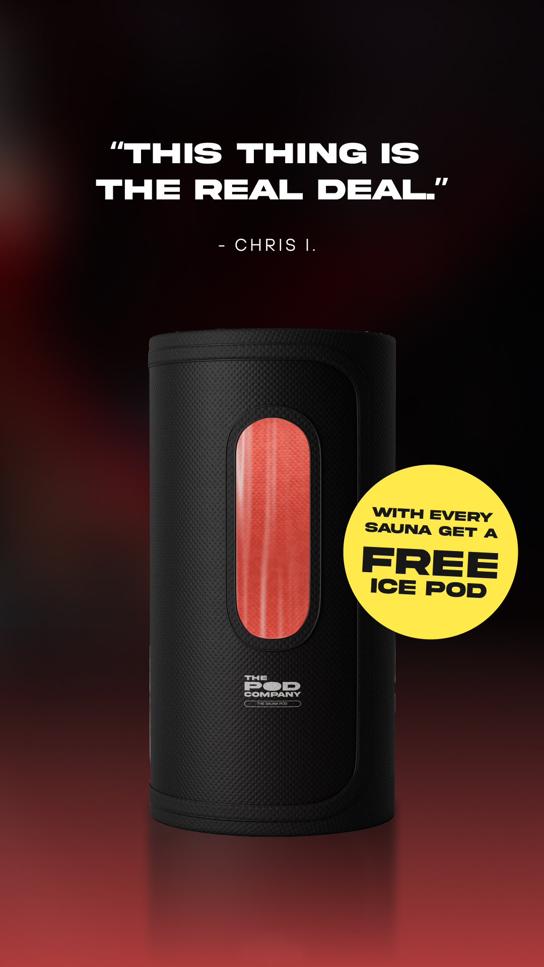 The Pod Company Facebook ad