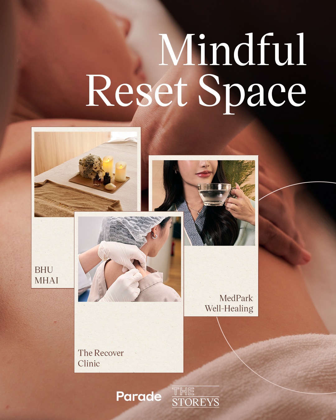 Retail at One Bangkok Facebook ad: Wellness Reset ที่ One Bangkok สำหรับคนทำงานปวดคอ บ่า ไหล่…