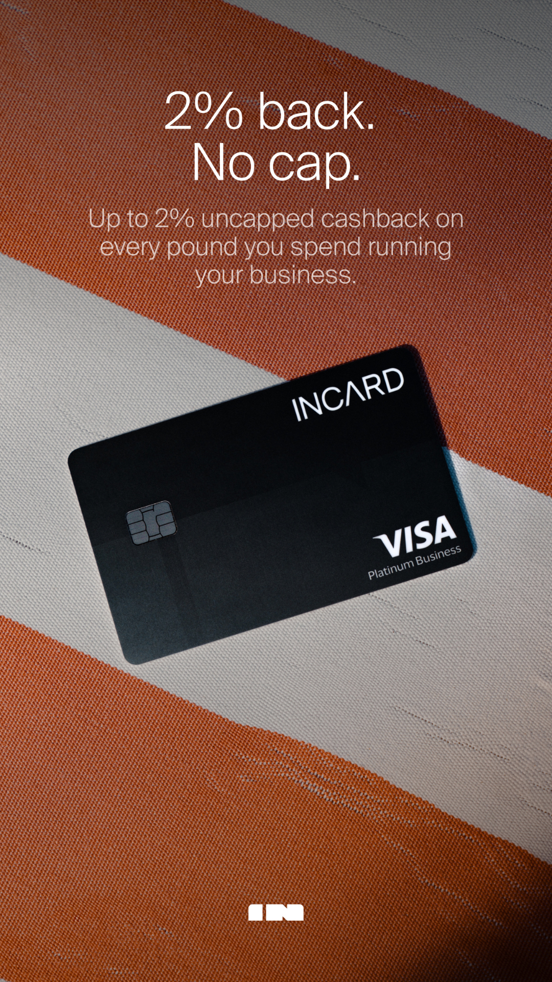 Incard Facebook ad: The more you run, the more you get back.
