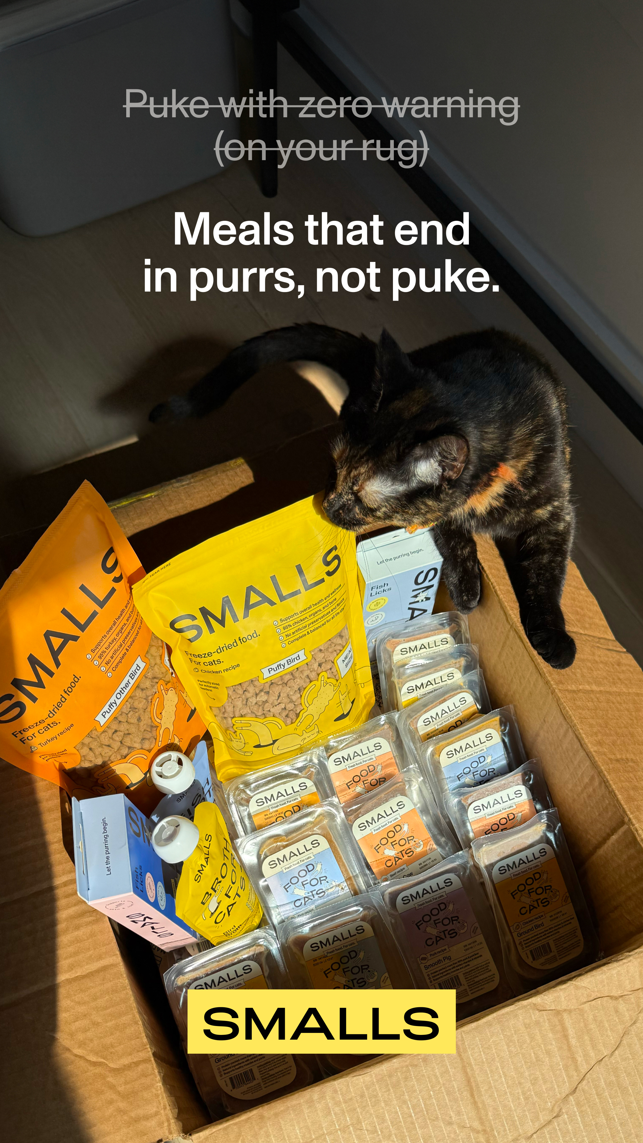 Smalls Facebook ad