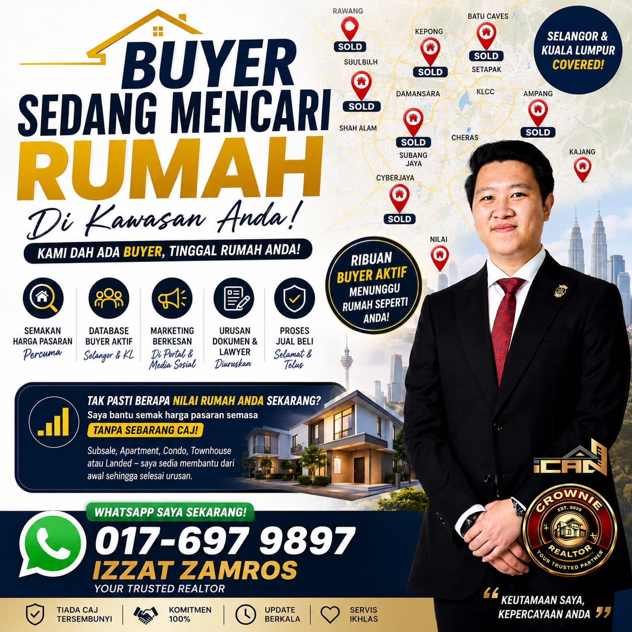 Cosy Property Facebook ad: Nak jual rumah cepat? klik sini je >>>>