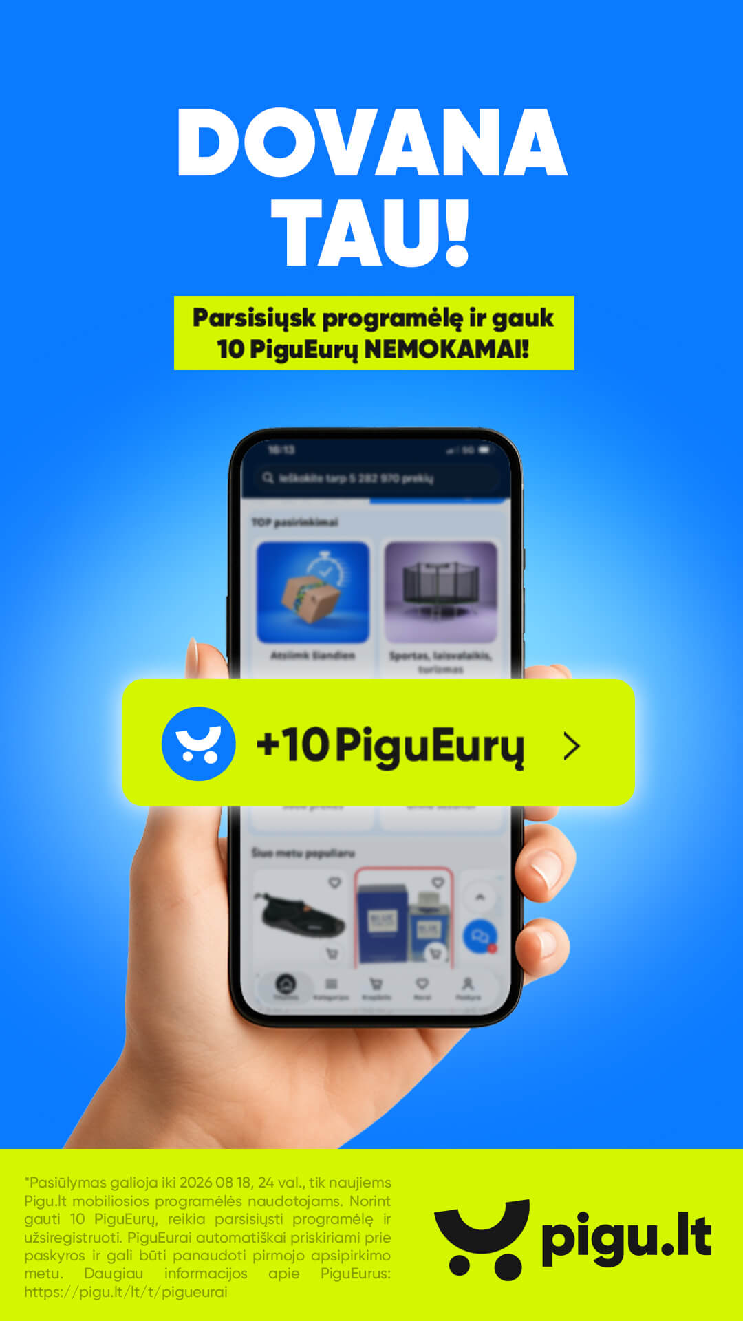 Pigu.lt Facebook ad
