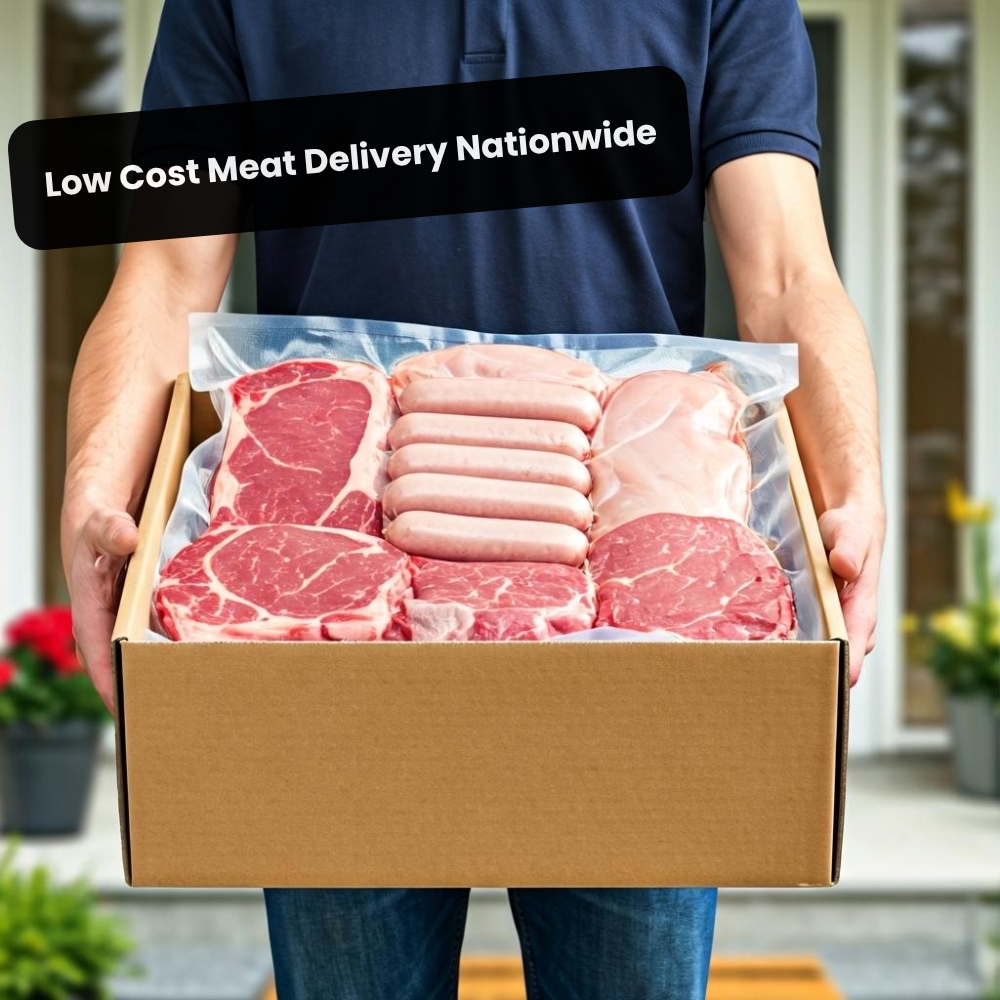 SmartSearches Alignify Facebook ad: Low Cost Meat Delivery Nationwide.