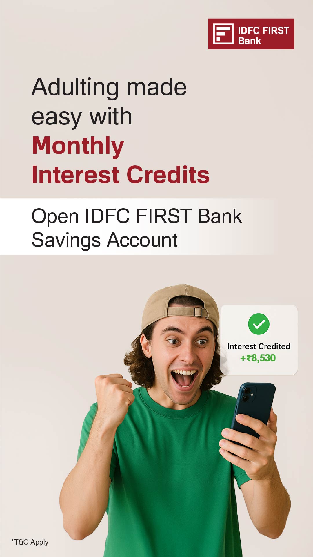 IDFC FIRST Bank Facebook ad
