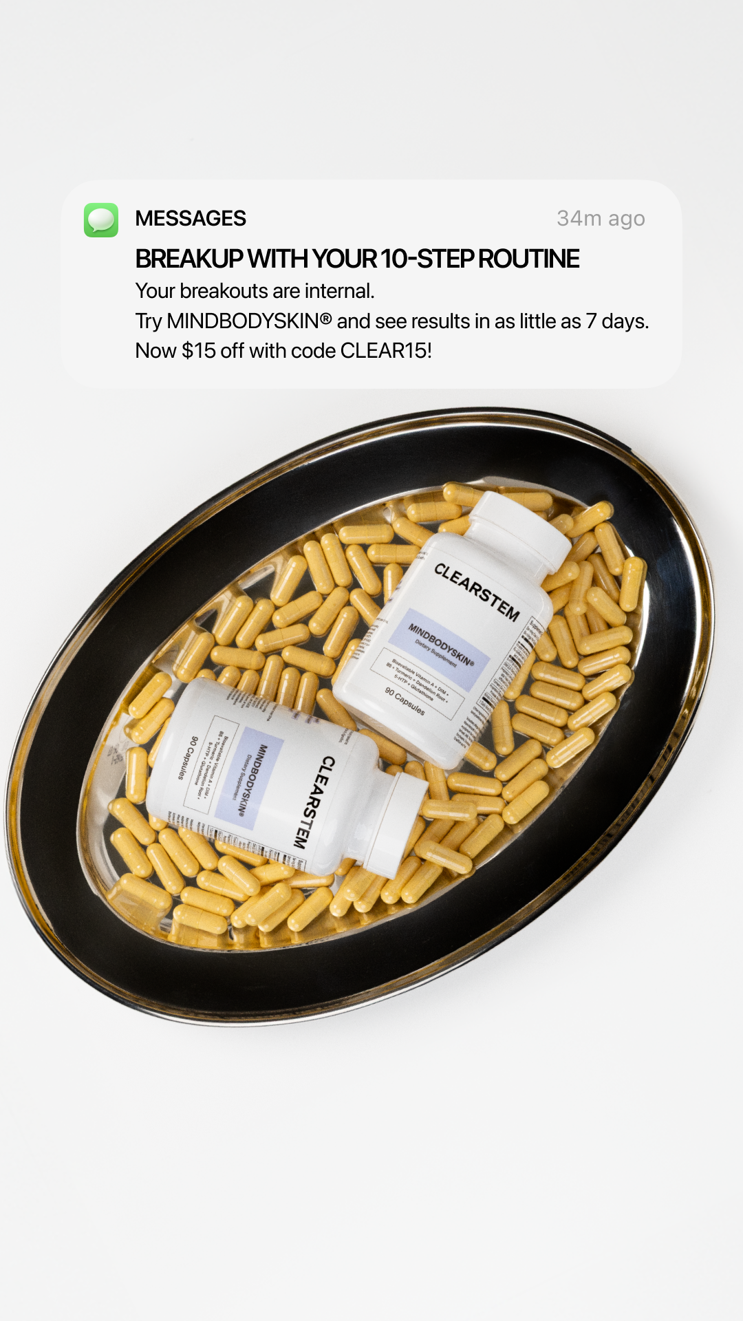 CLEARSTEM Skincare Facebook ad