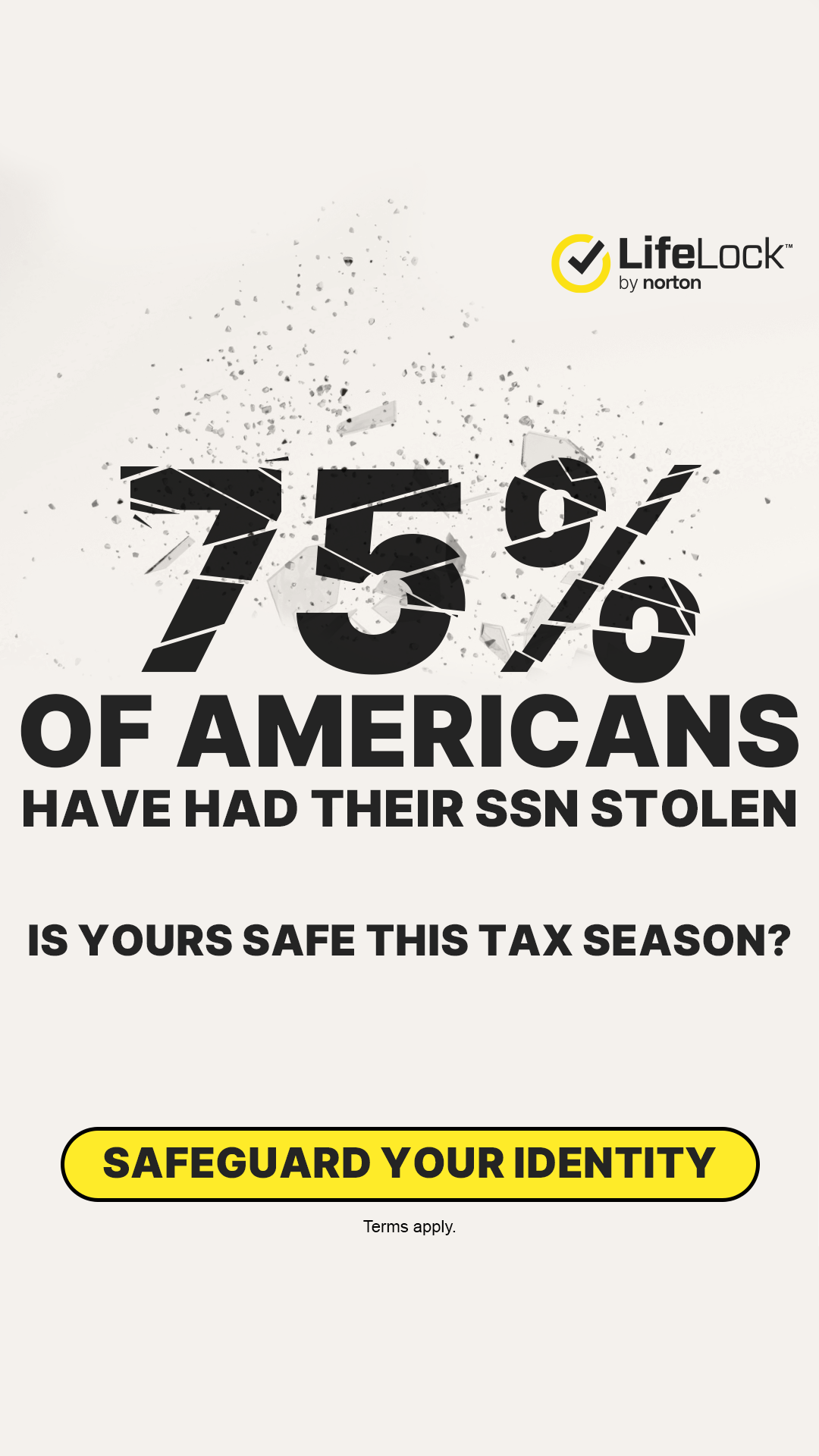 LifeLock Facebook ad