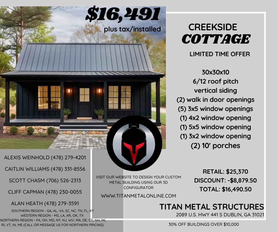 Carports and Garages of Dublin/ Titan Metal Structures Facebook ad from Sep 18, 2024