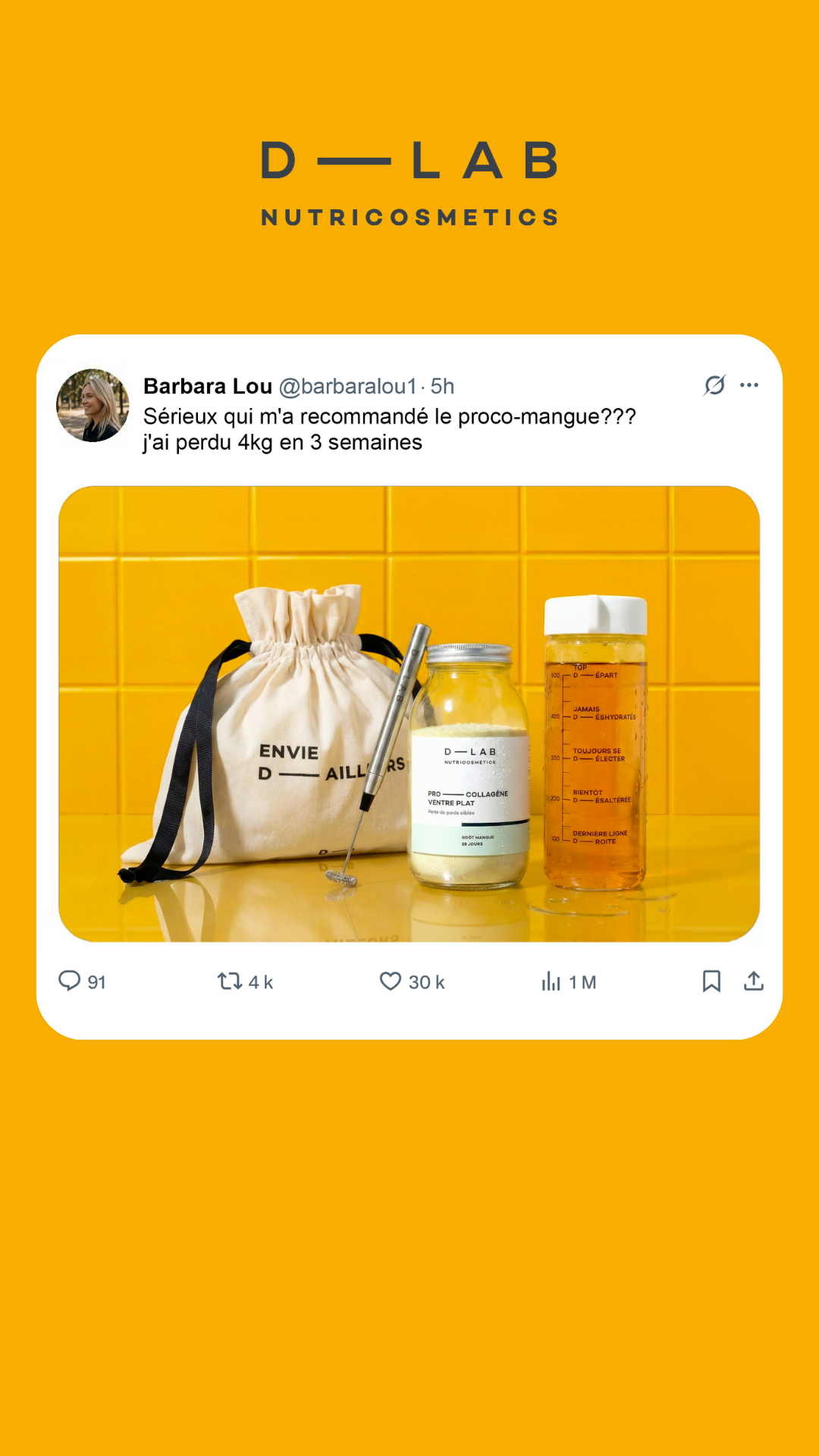 D-LAB NUTRICOSMETICS Facebook ad