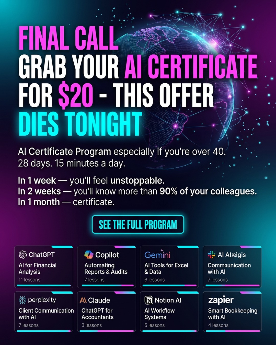 Career Unlocked Facebook ad: Start Now