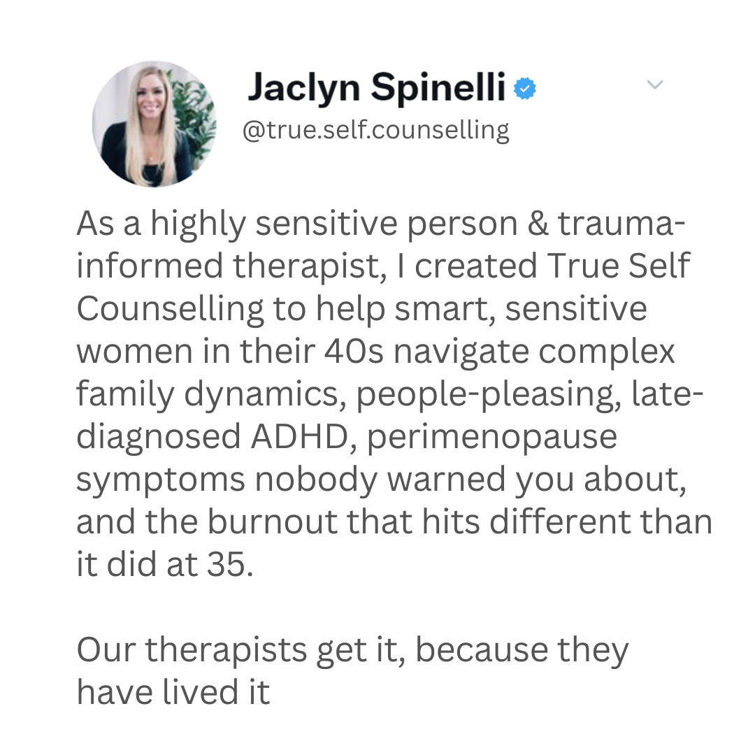 True Self Counselling Facebook ad