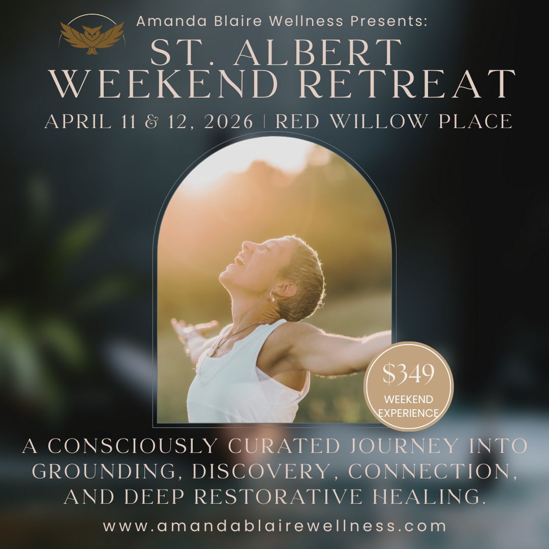Amanda Blaire Wellness Facebook ad: St. Albert Weekend Retreat
