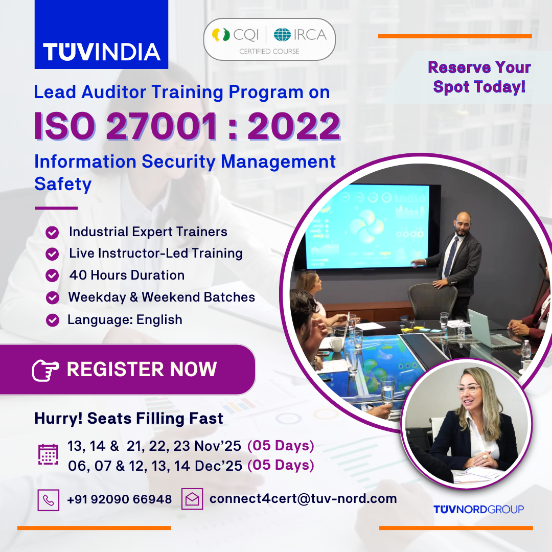 TUV India Facebook ad: ๐๐๐๐จ๐ฆ๐ ๐ ๐๐๐ซ๐ญ๐ข๐๐ข๐๐ ๐๐๐๐ ๐๐ฎ๐๐ข๐ญ๐จ๐ซโฆ