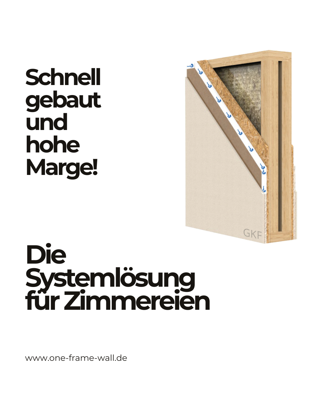 Wolf Bavaria GmbH Facebook ad: Oneframe-Wall - Einschalige Wohnungstrennwand