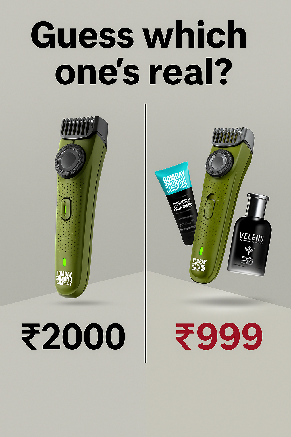 Bombay Shaving Company Facebook ad