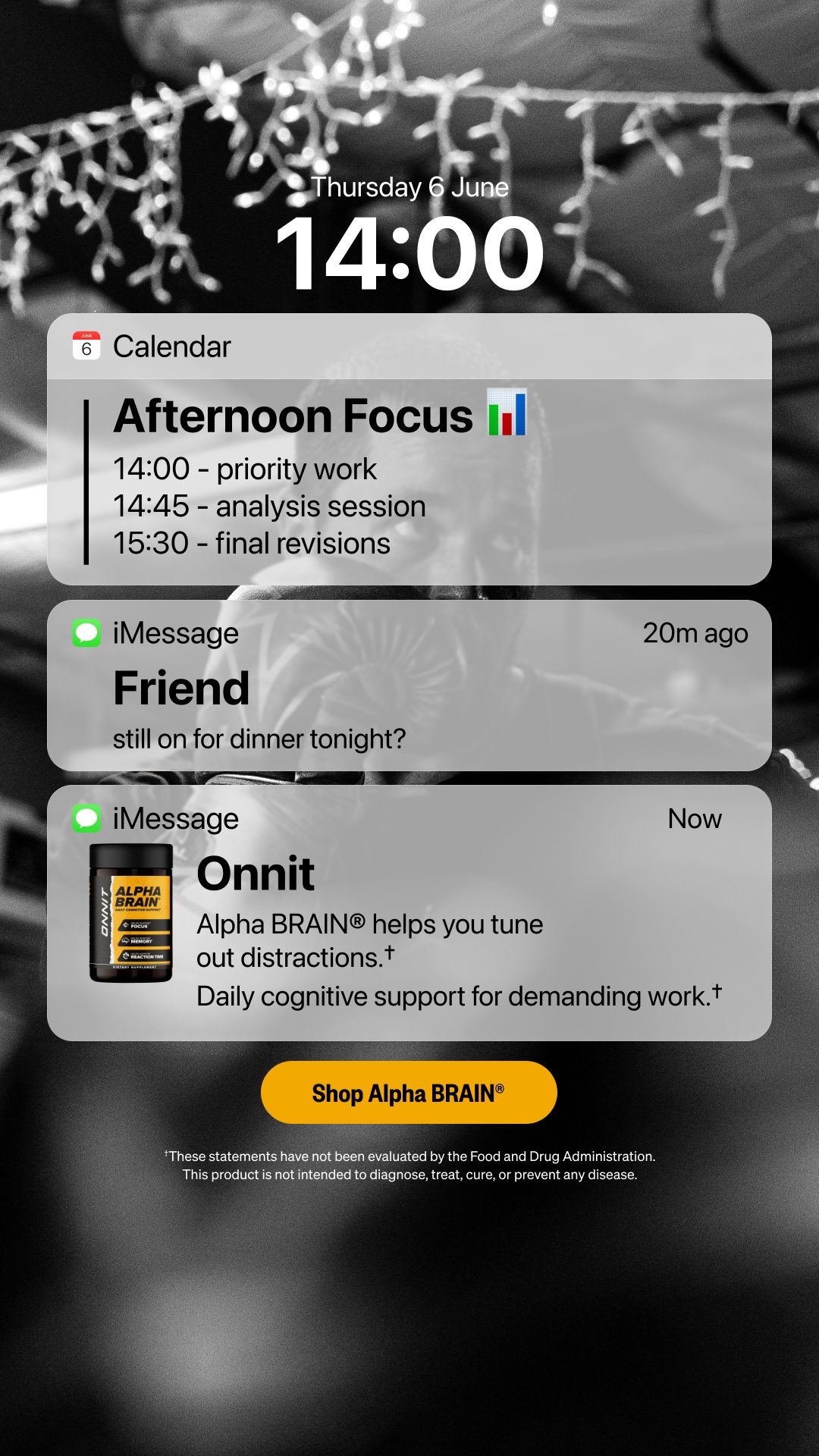 Onnit Facebook ad