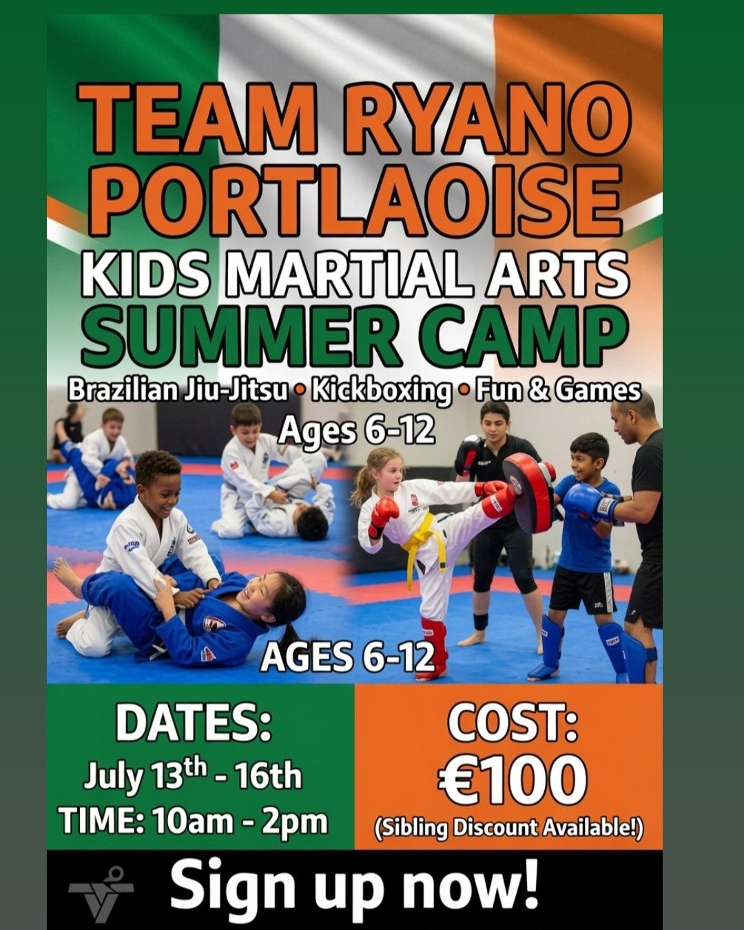 Team Ryano Portlaoise Facebook ad