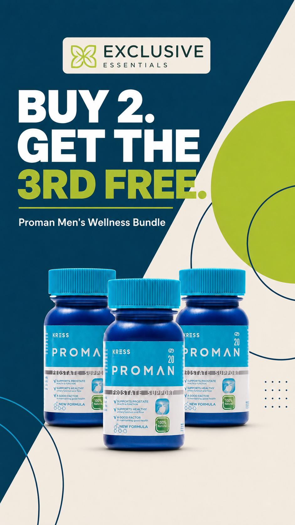 Exclusive Essentials Facebook ad