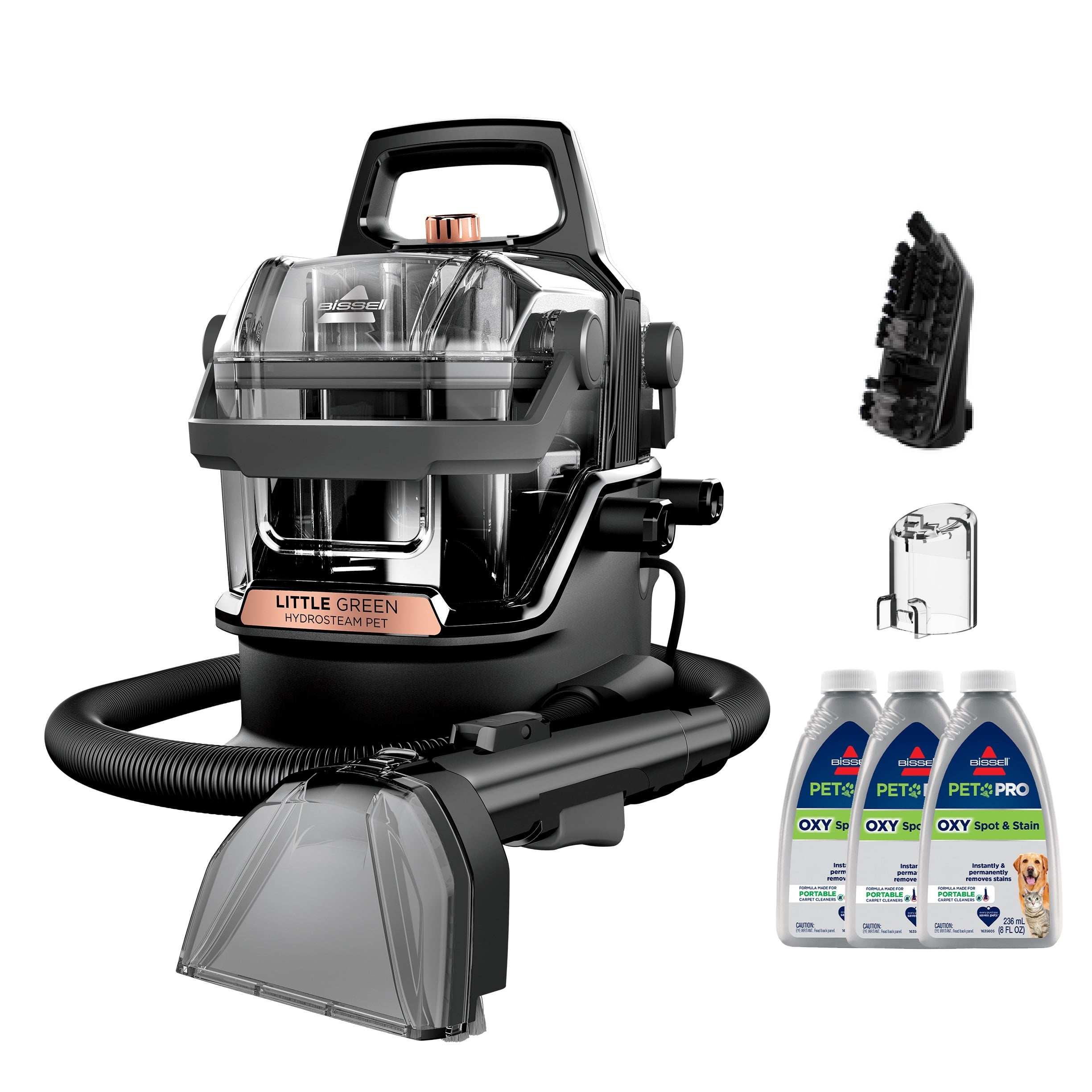 BISSELL Canada Facebook ad: Bye-Bye Stains. Hello Clean Floors.