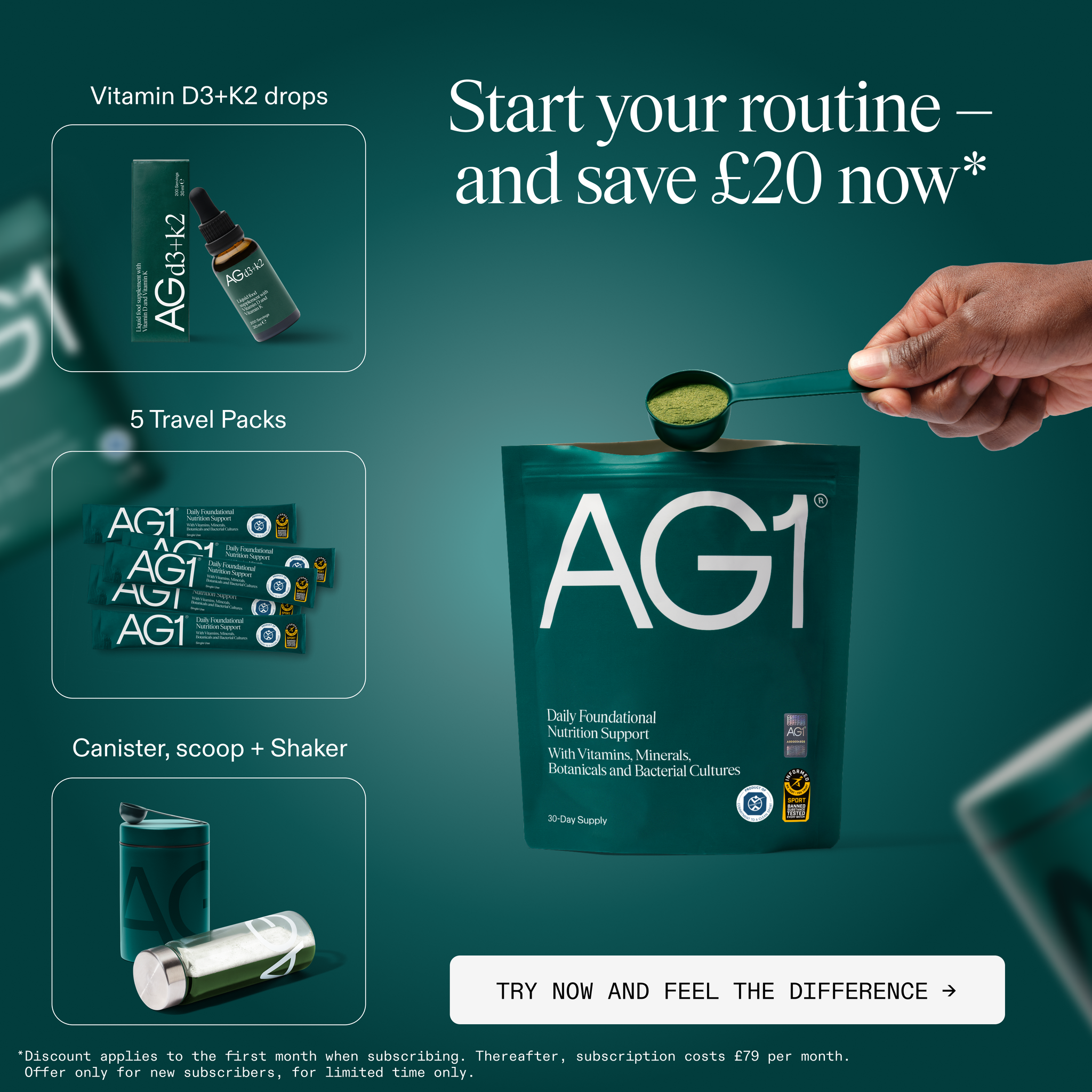 AG1 by Athletic Greens Facebook ad