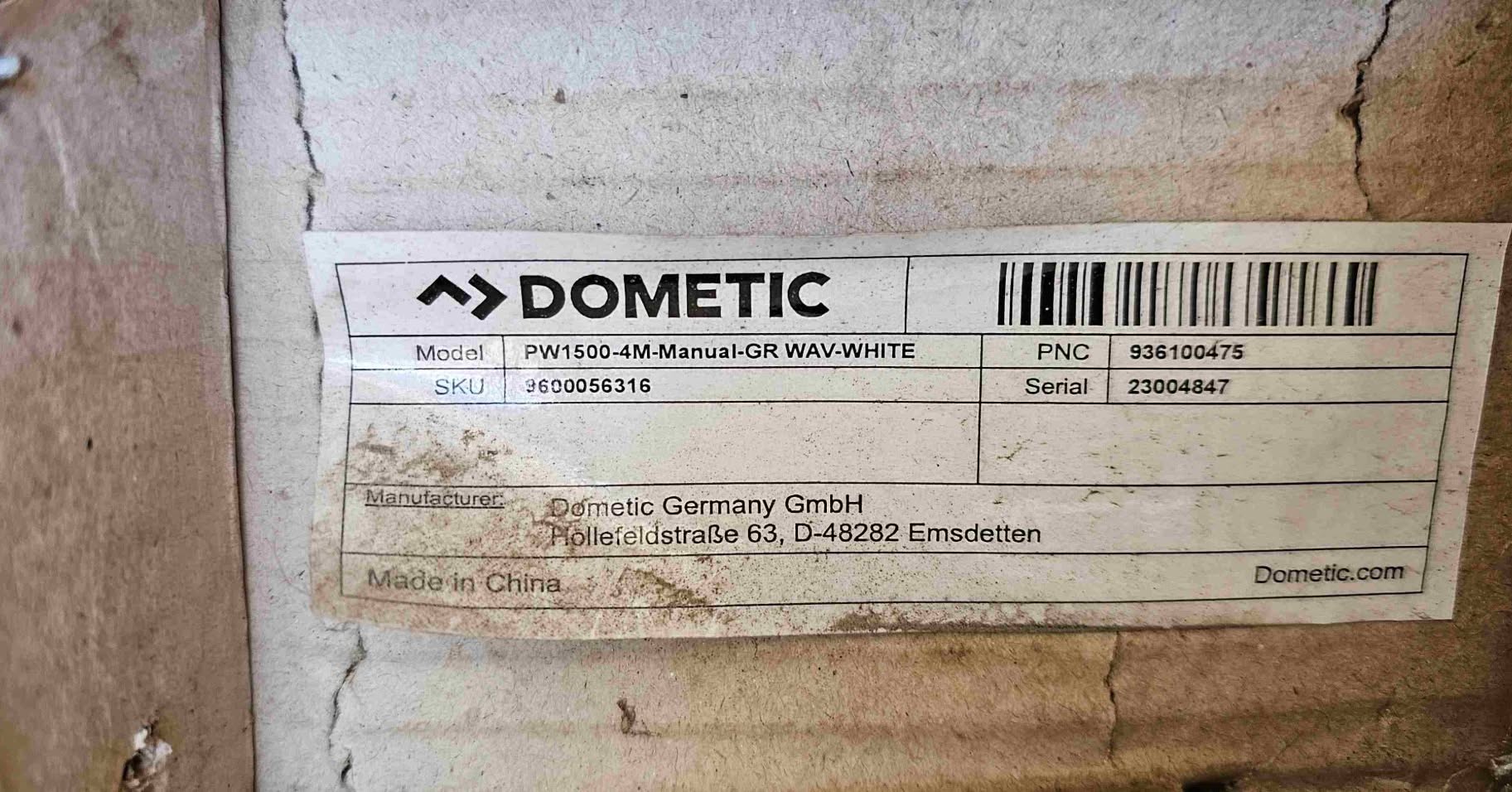 Paul Cook Facebook ad: 4m Dometic Wind Out Awning, Side Mount - New, Damaged Box…