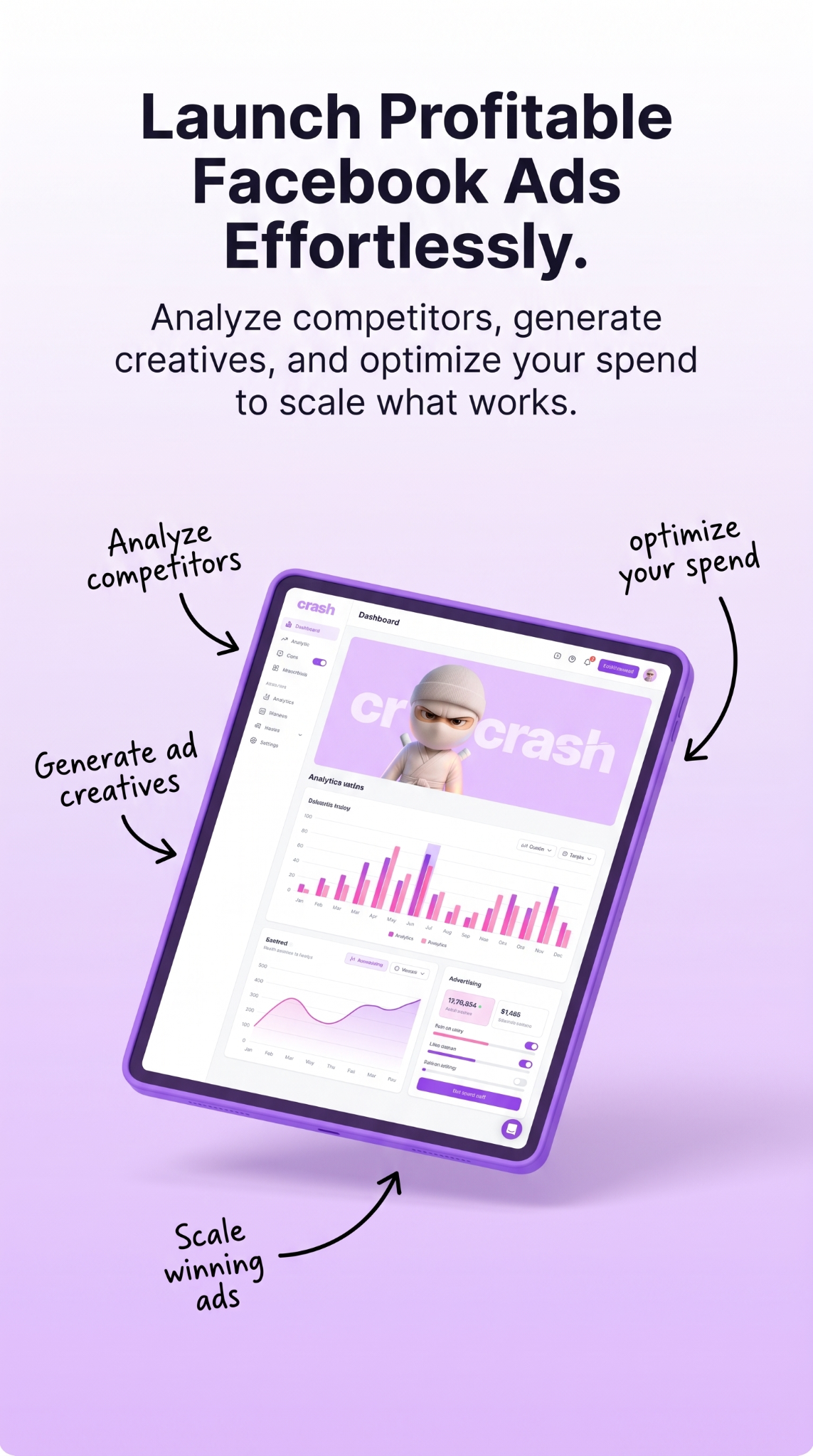 trycrush.ai Facebook ad