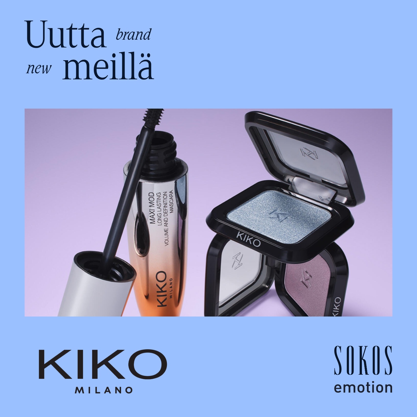 Sokos Facebook ad: KIKO Milano nyt Sokokselta