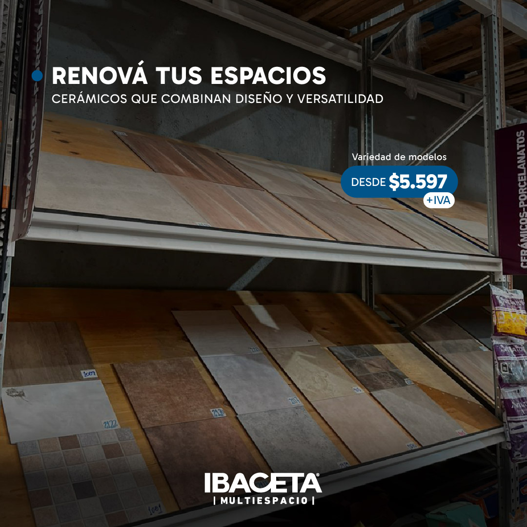 Multiespacio Ibaceta Facebook ad: Cerámicos al mejor precio