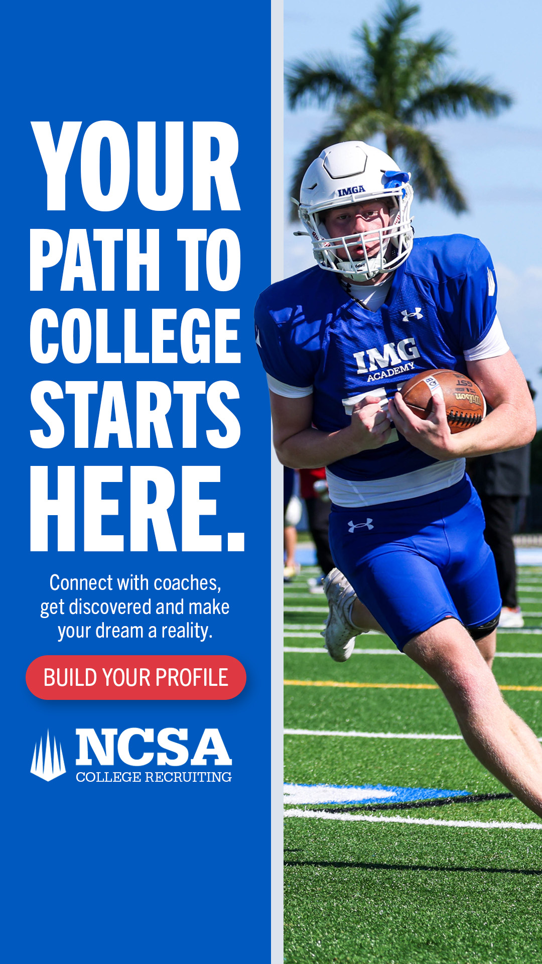 NCSA College Recruiting Facebook ad