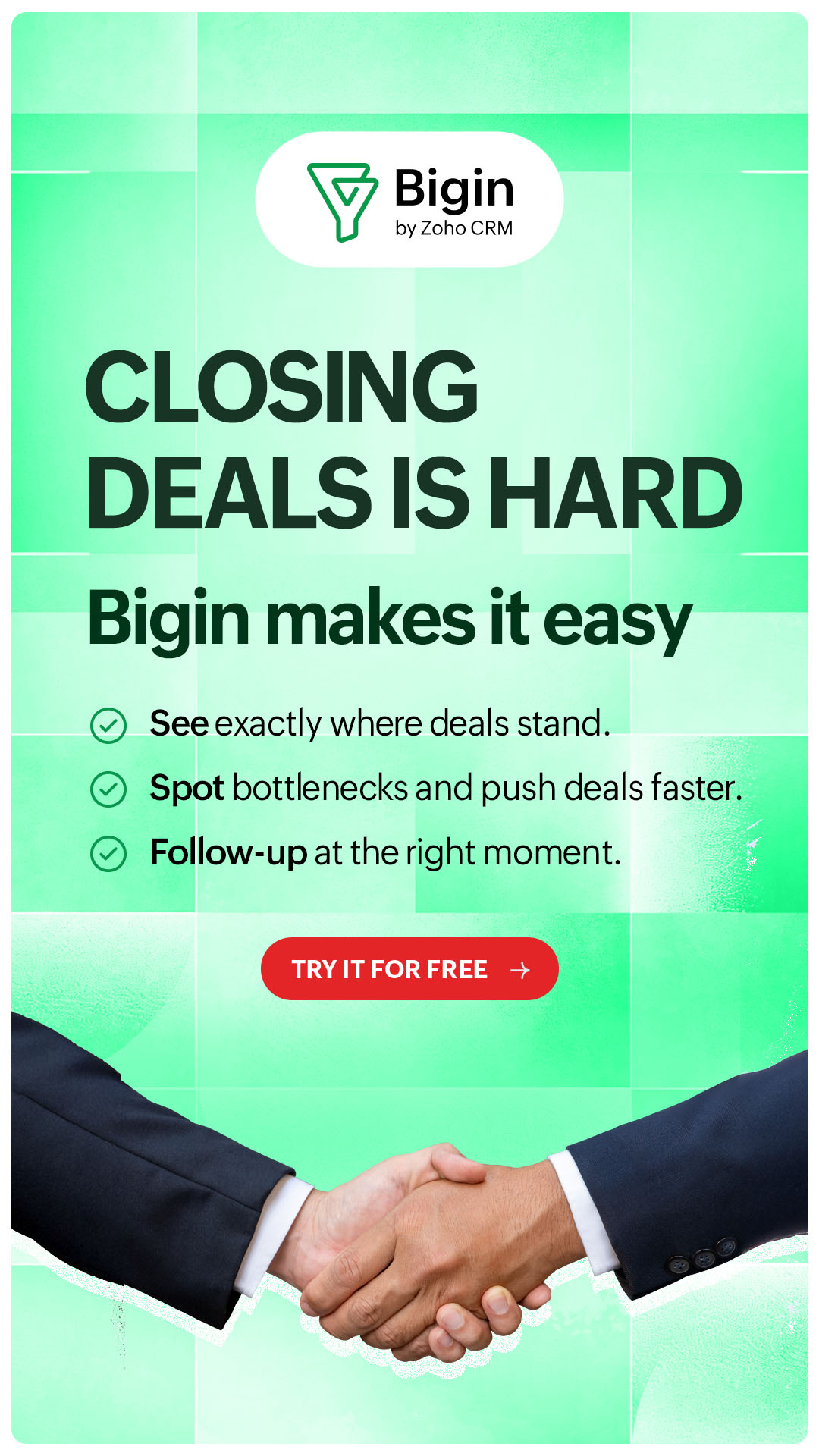 Bigin Facebook ad