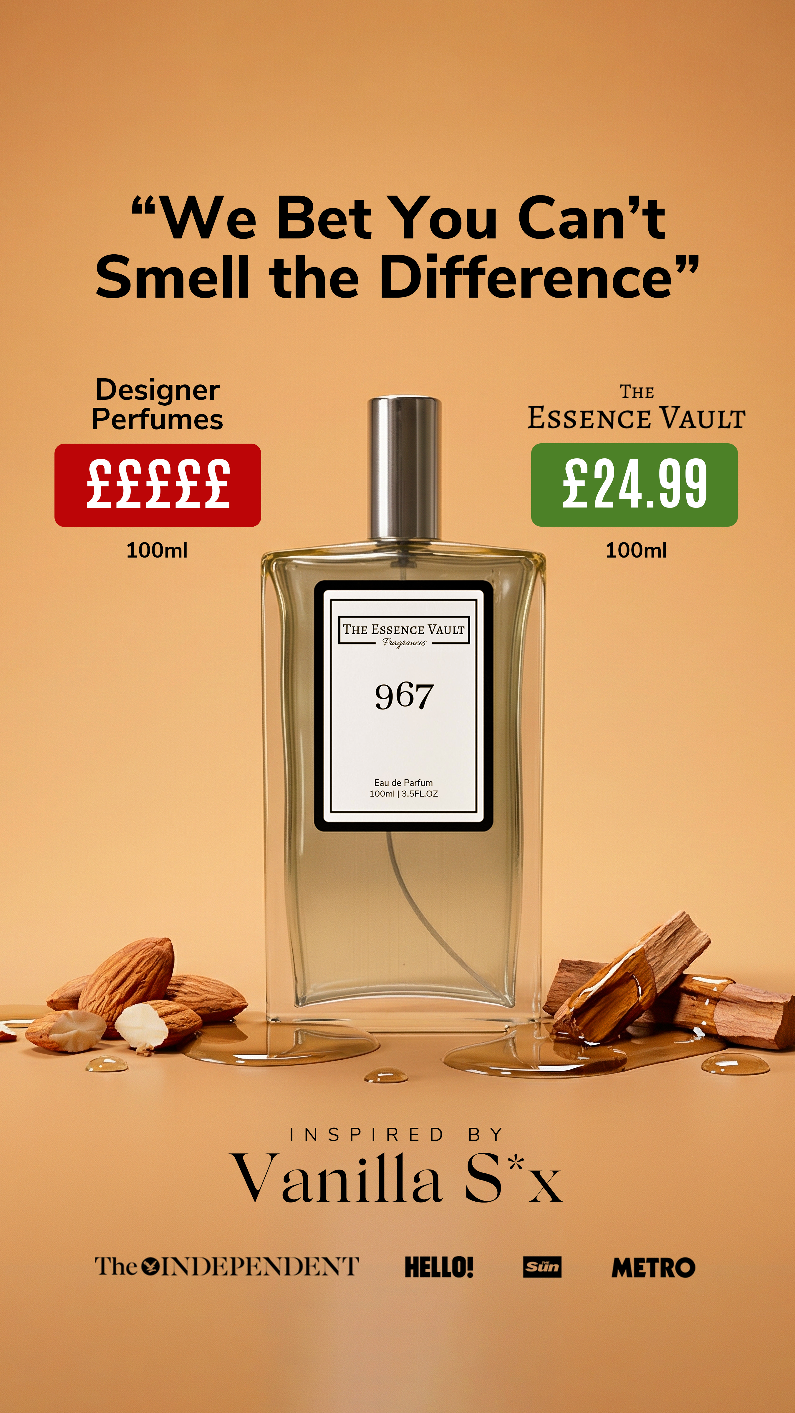 The Essence Vault Facebook ad