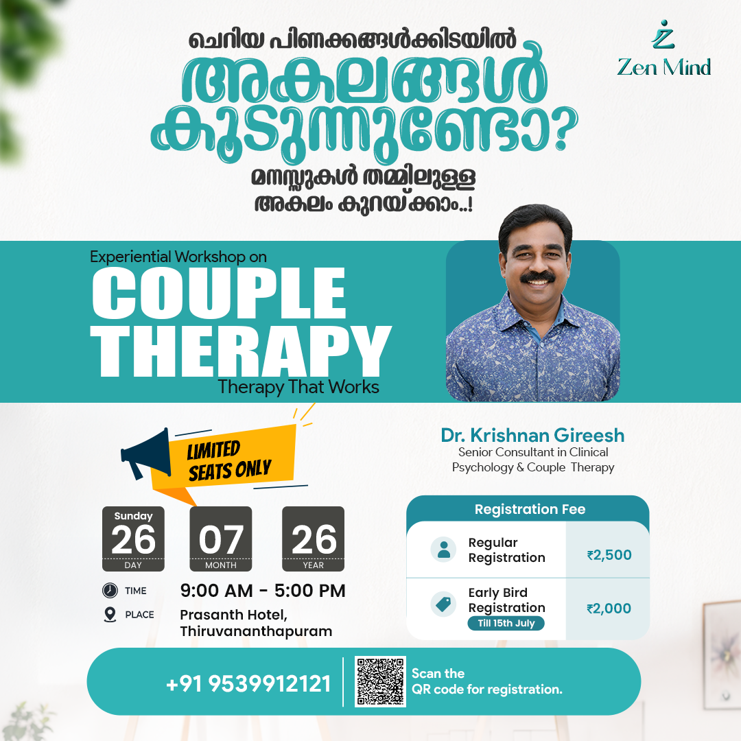 Zen Mind Psychotherapy Center Facebook ad: Relationship Reset: A One-Day Workshop for Couples