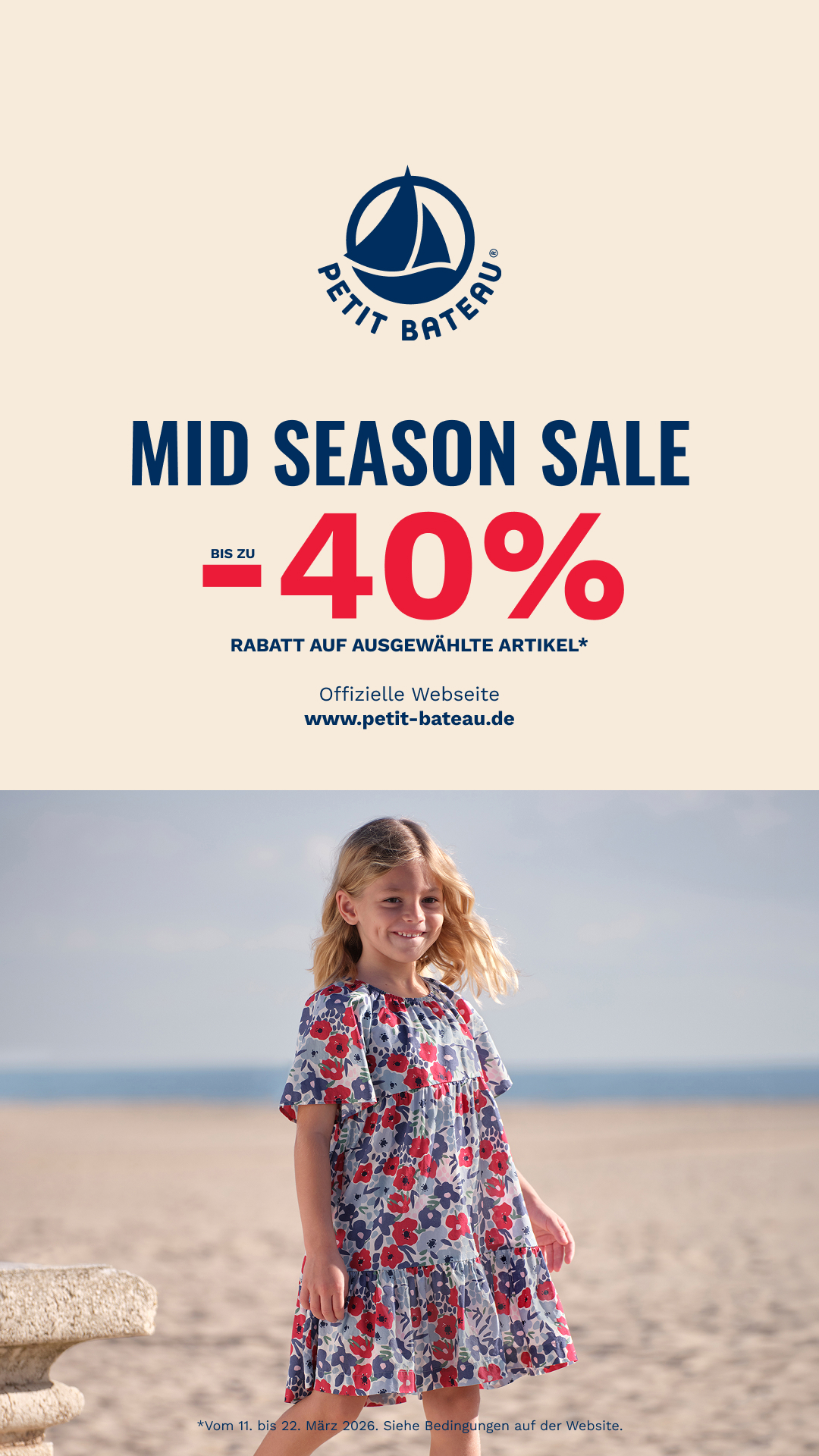 Petit Bateau Facebook ad