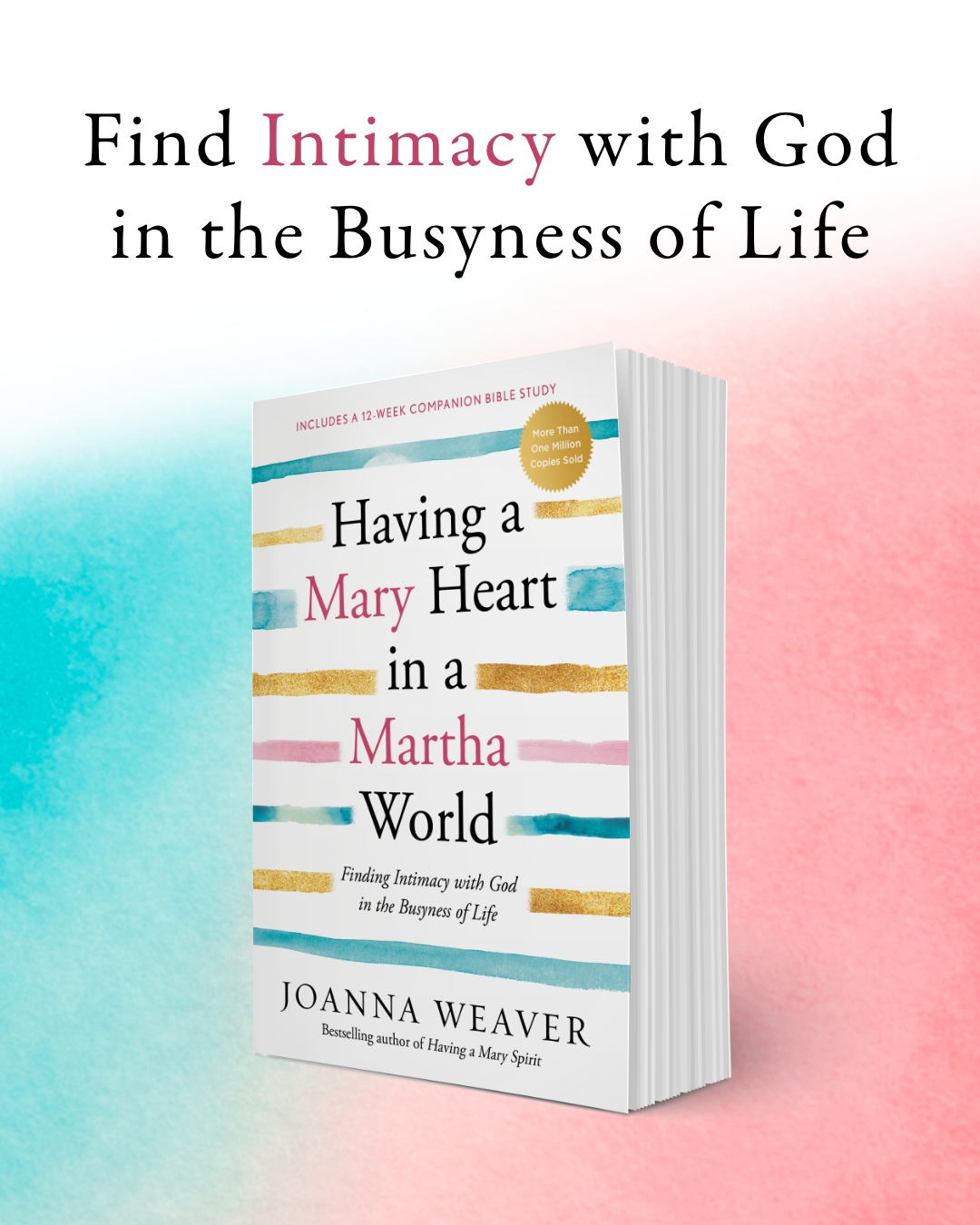 WaterBrook & Multnomah Facebook ad: Having a Mary Heart in a Martha World by Joanna Weaver…