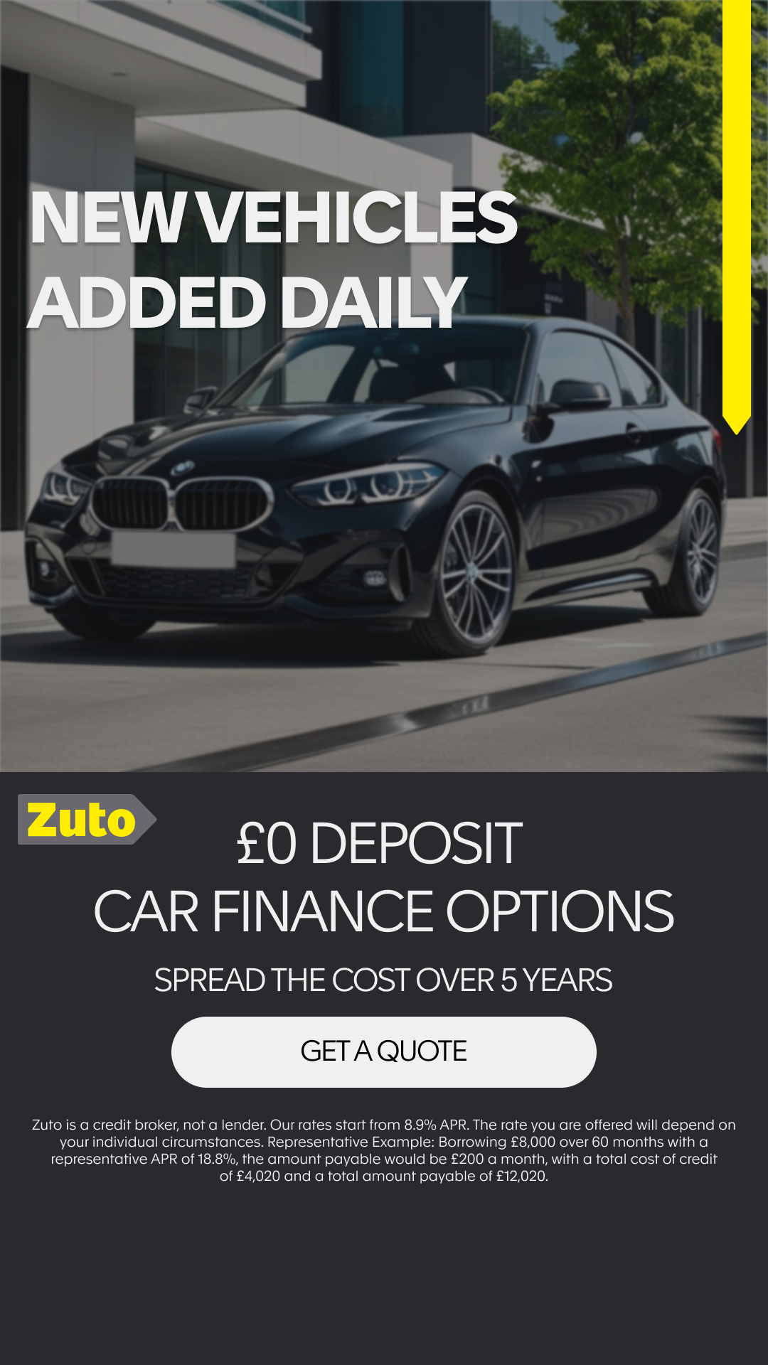 Zuto Facebook ad