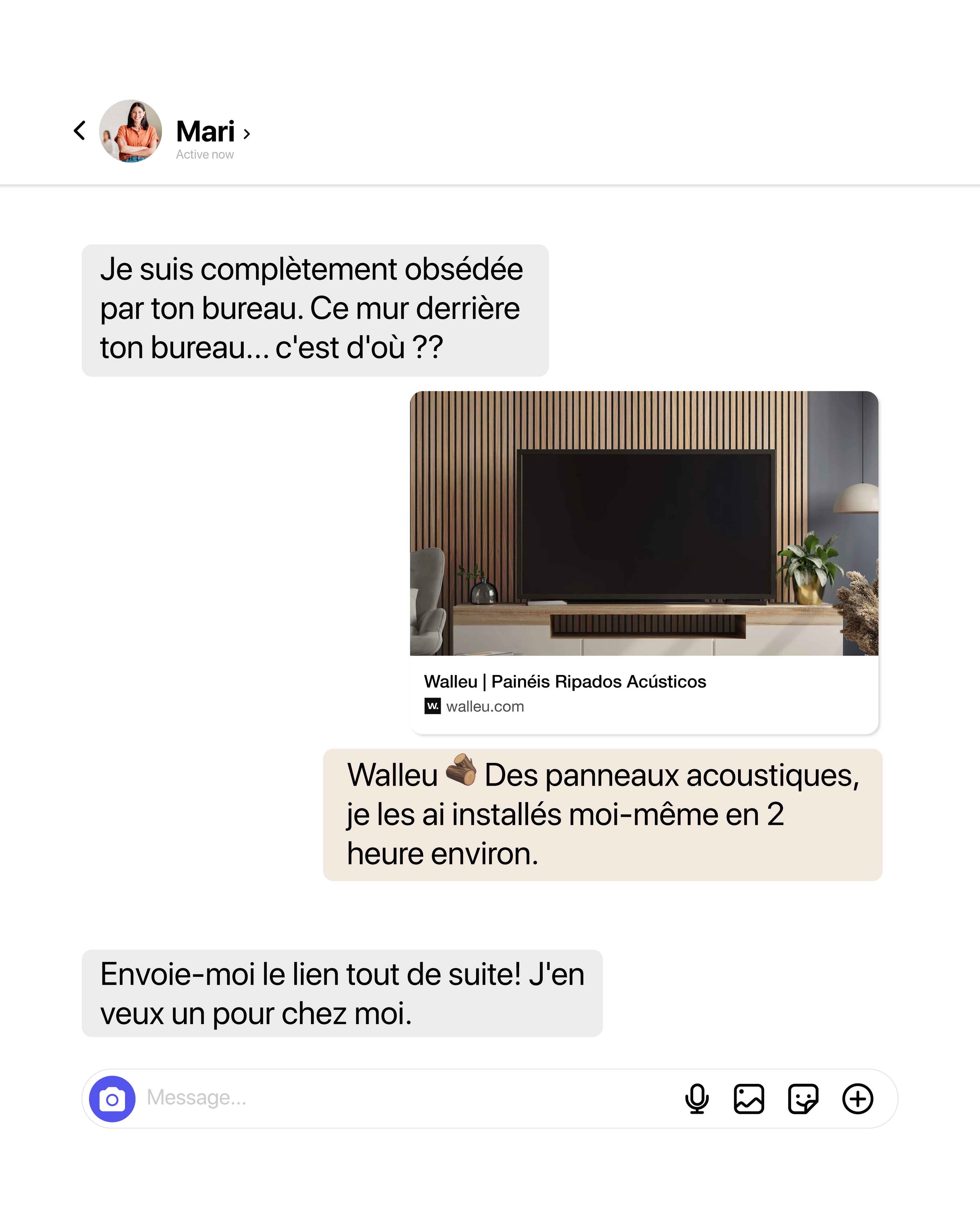 Walleu.fr Facebook ad